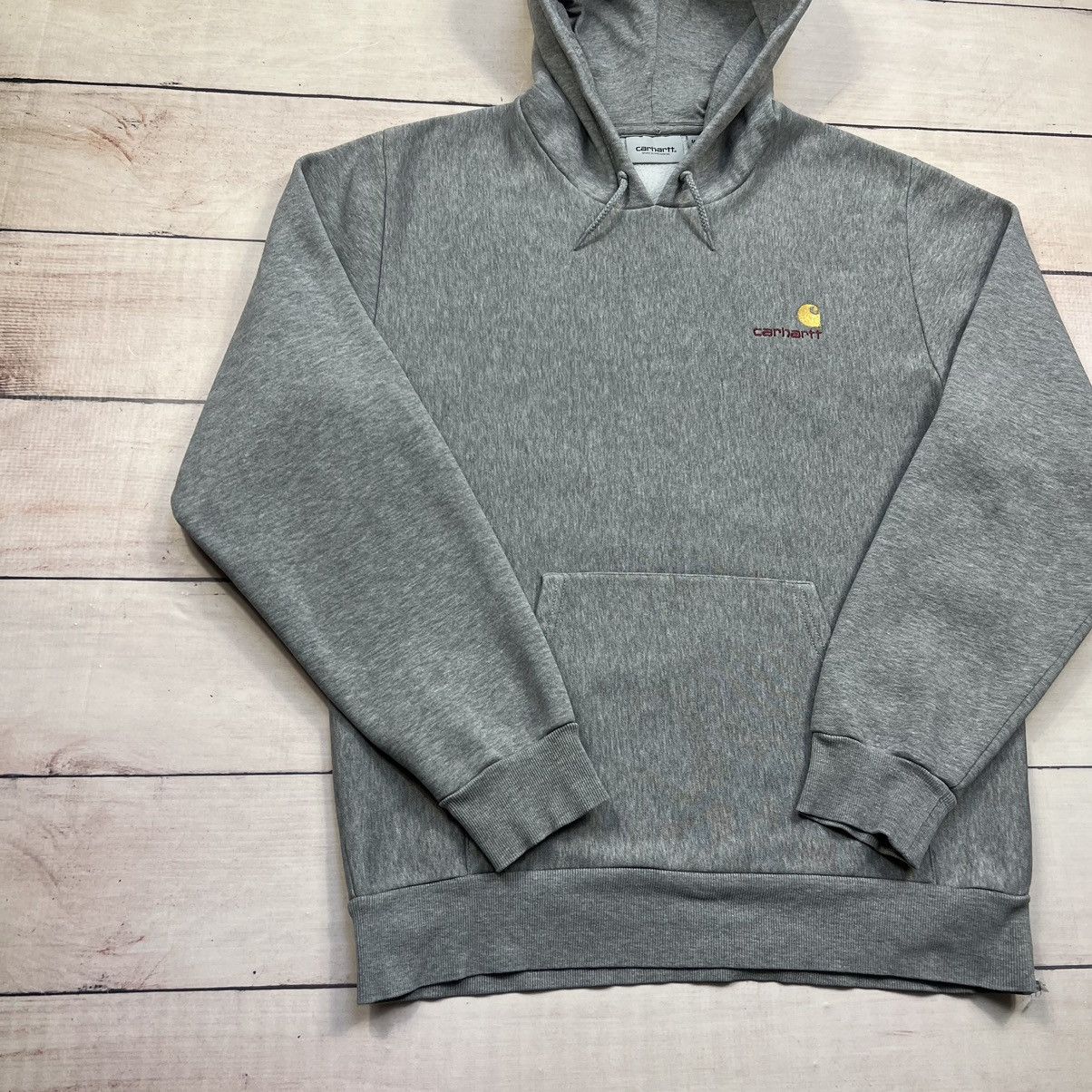 Carhartt Carhartt WiP Grey Hoodie Logo Size US M / EU 48-50 / 2 - 2 Thumbnail
