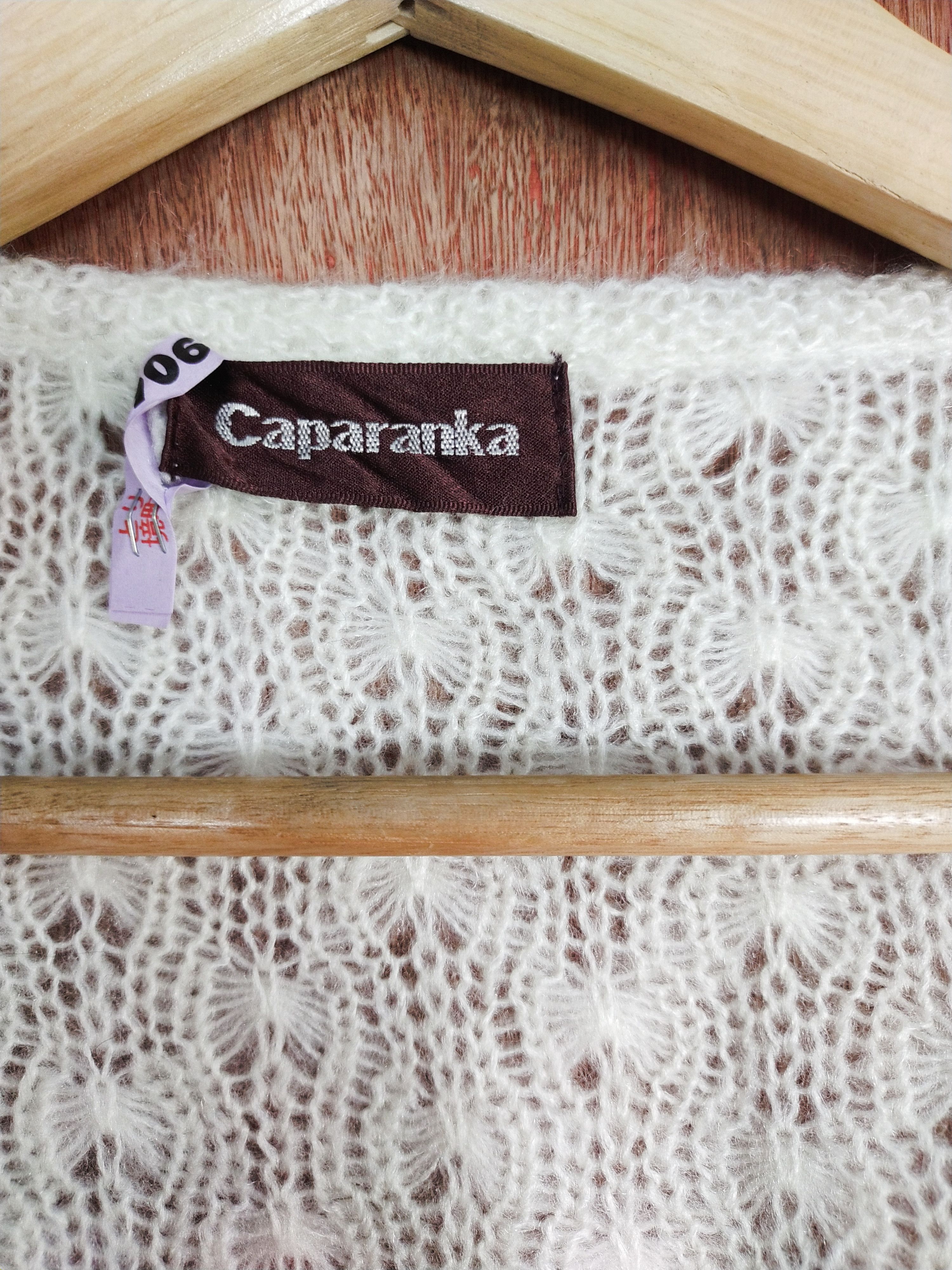 Vintage Japan Caparanka cream crochet knitwear cardigan #H183 Size M / US 6-8 / IT 42-44 - 6 Thumbnail