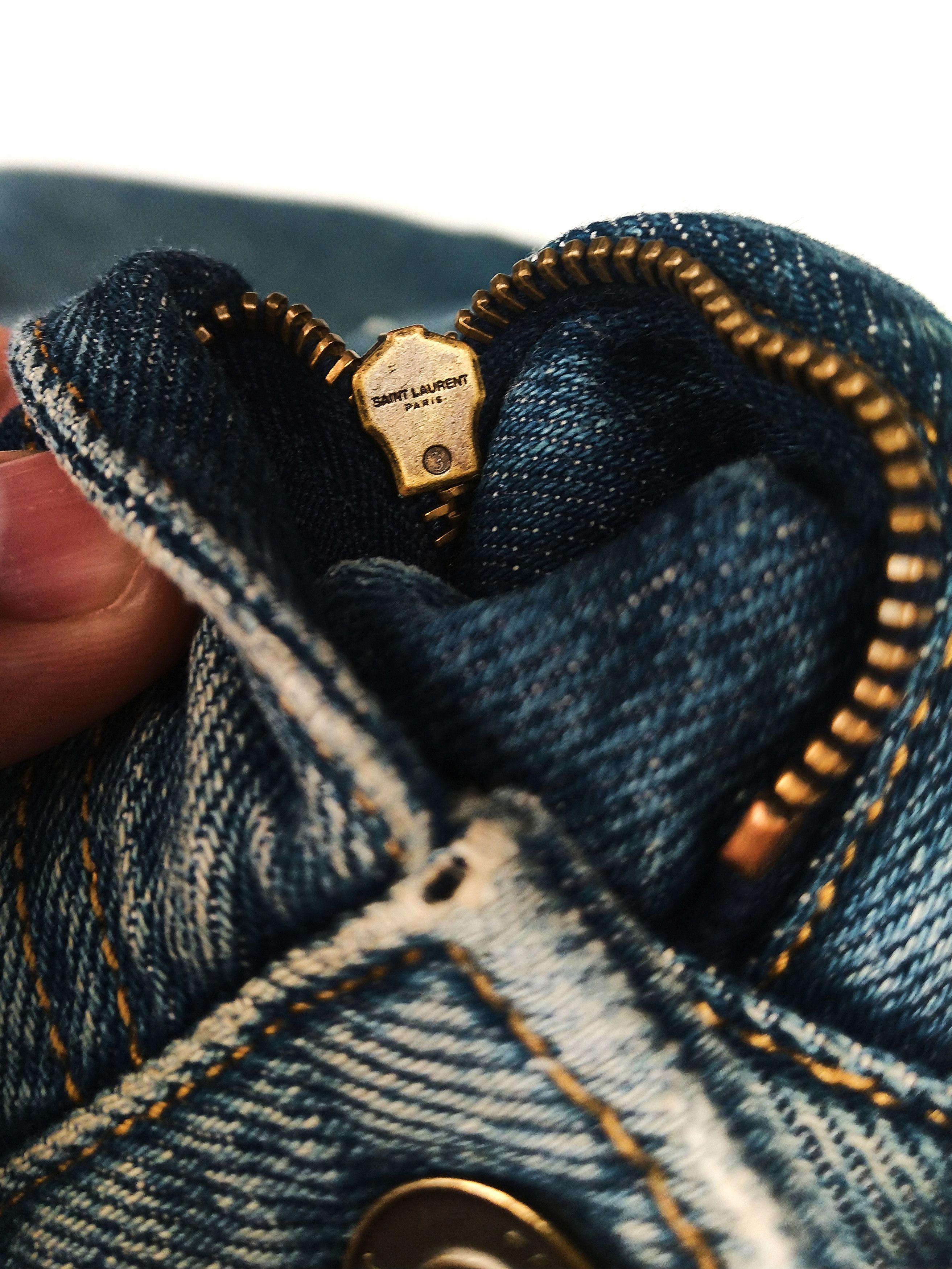 Saint Laurent Paris Saint Laurent Paris D09 2014 women's jeans, denim Size 28 Size 28" / US 6 / IT 42 - 10 Thumbnail