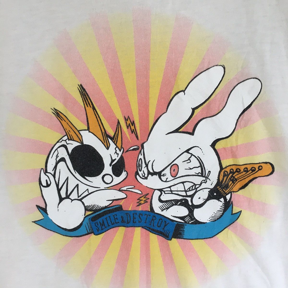 PPFM × Vintage Rare‼️🔥PPFM USA Guitar Collabration Punkma T-Shirt Size US XS / EU 42 / 0 - 3 Thumbnail