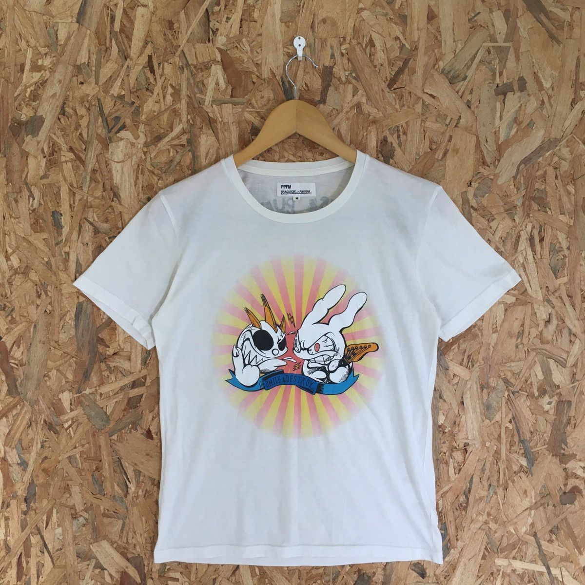 PPFM × Vintage Rare‼️🔥PPFM USA Guitar Collabration Punkma T-Shirt Size US XS / EU 42 / 0 - 1 Thumbnail