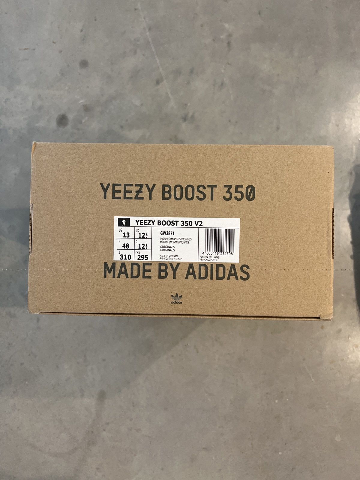 Adidas × Kanye West Yeezy Boost 350 V2 Monomist Size US 13 / EU 46 - 4 Thumbnail