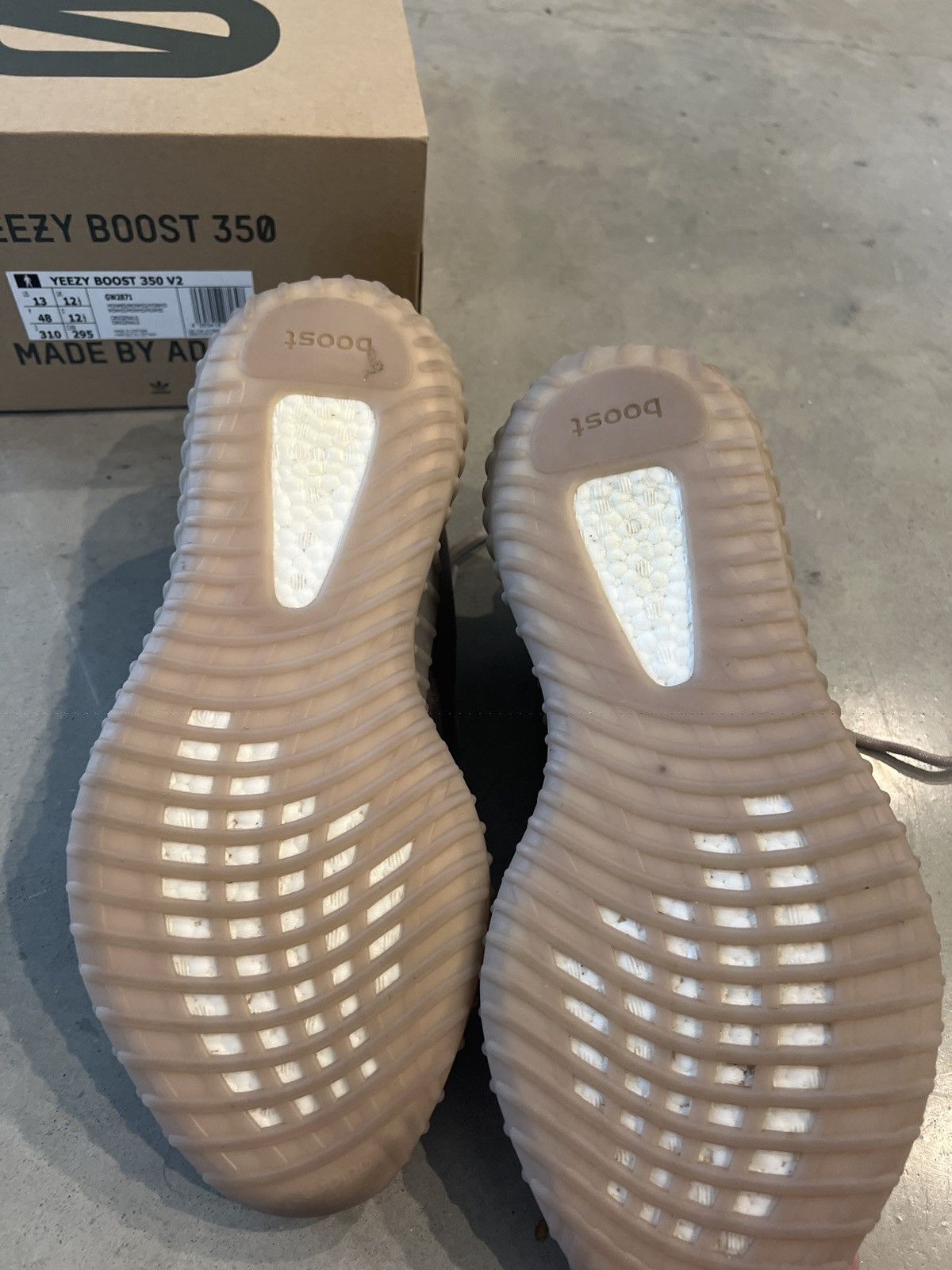 Adidas × Kanye West Yeezy Boost 350 V2 Monomist Size US 13 / EU 46 - 3 Thumbnail