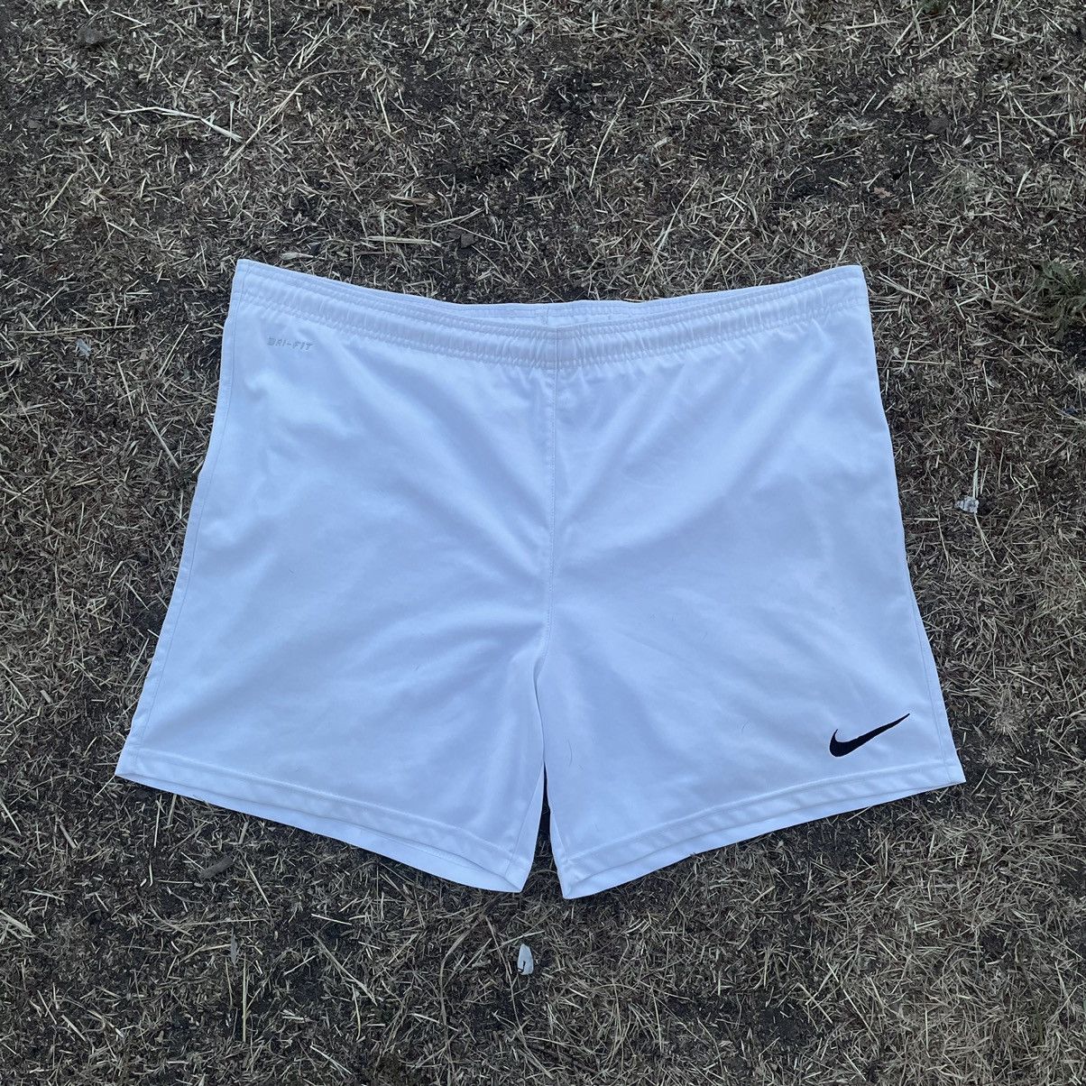 Nike Vintage Y2K Drill Nike Swoosh Logo Shorts Streetwear Size XL Size US 36 / EU 52 - 1 Thumbnail