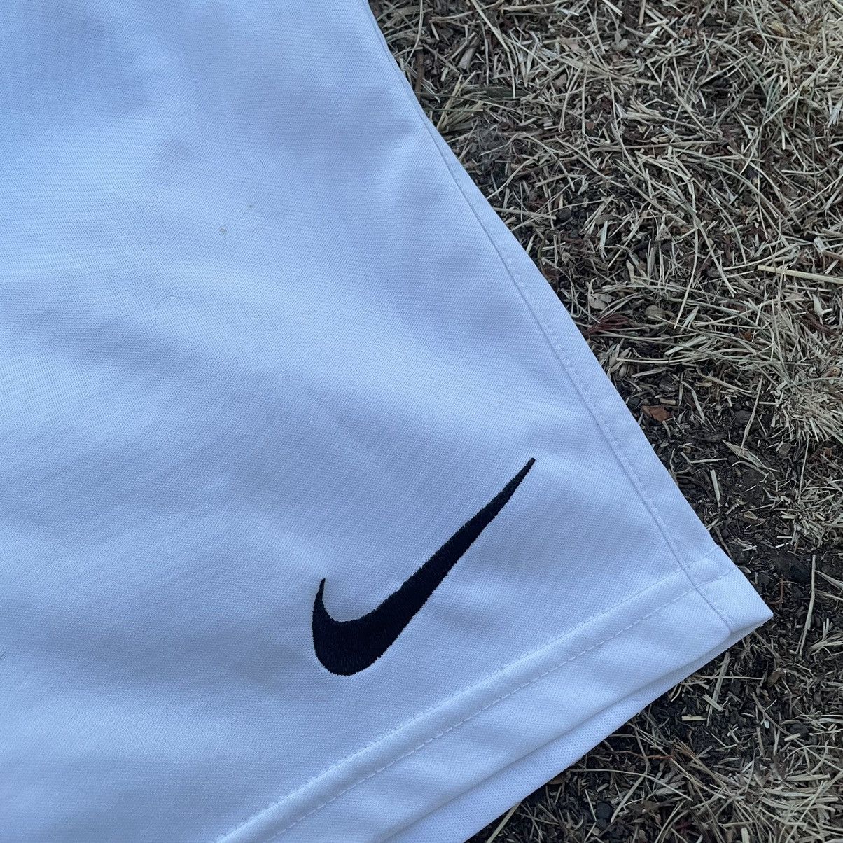 Nike Vintage Y2K Drill Nike Swoosh Logo Shorts Streetwear Size XL Size US 36 / EU 52 - 4 Thumbnail
