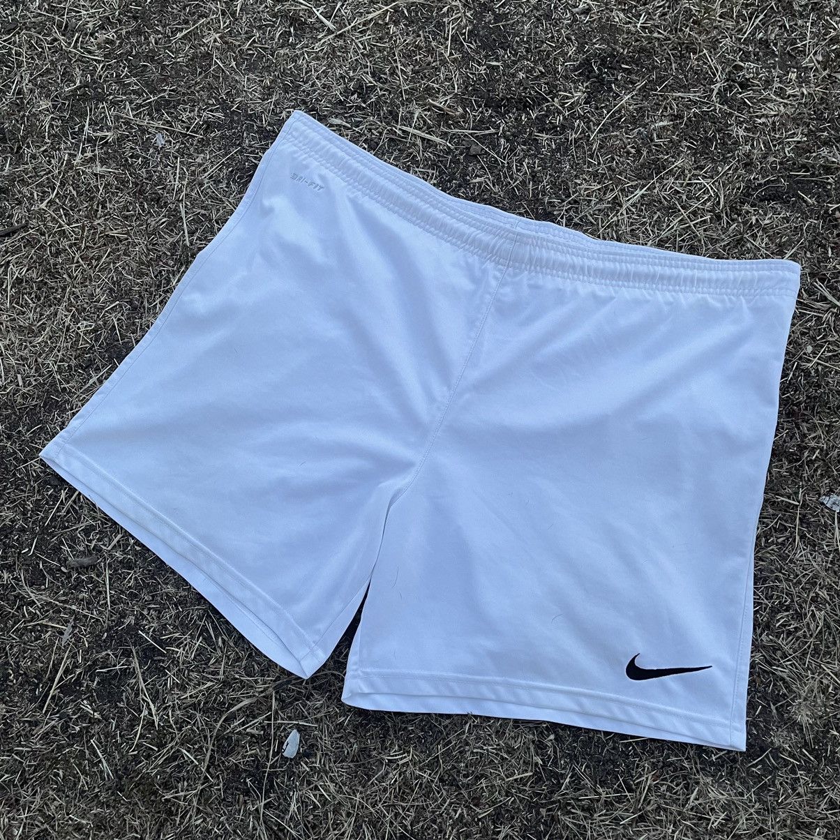 Nike Vintage Y2K Drill Nike Swoosh Logo Shorts Streetwear Size XL Size US 36 / EU 52 - 3 Thumbnail