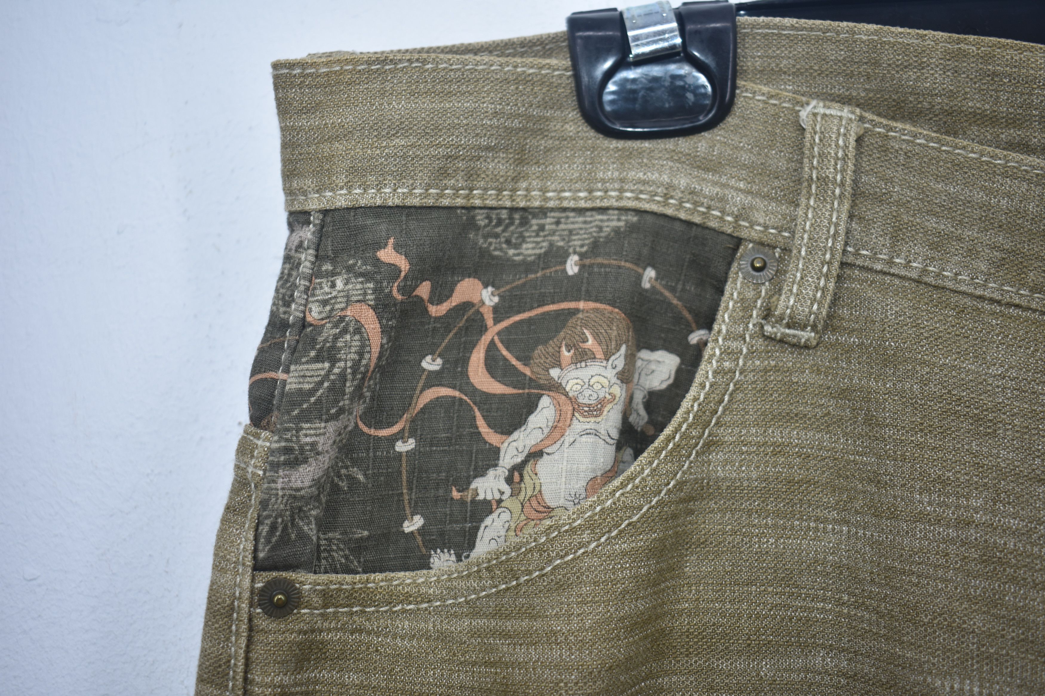 Japanese Brand RARE! Japanese Devil Jeans W35X30 Size US 35 - 4 Thumbnail