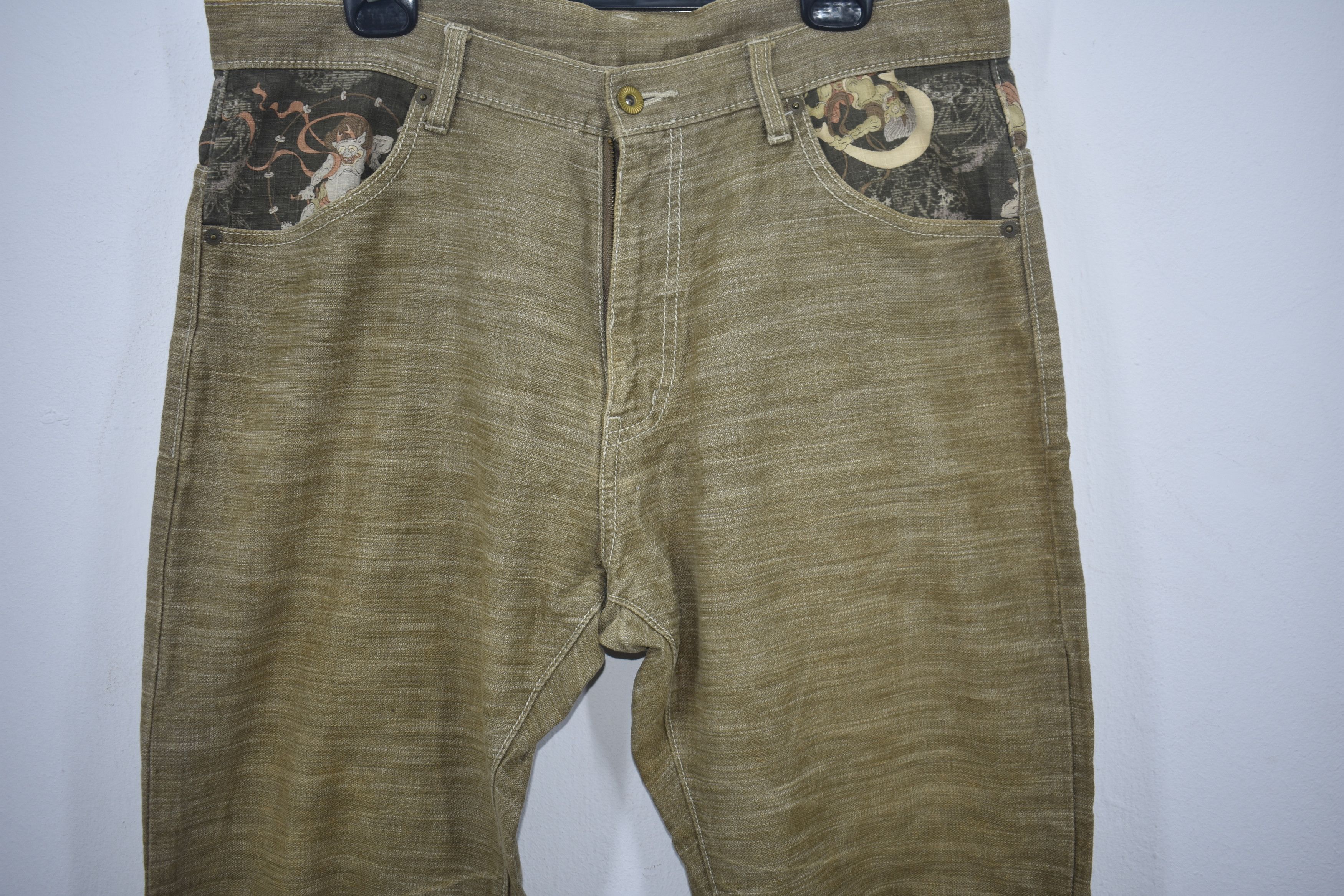 Japanese Brand RARE! Japanese Devil Jeans W35X30 Size US 35 - 2 Thumbnail