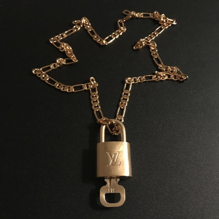 Louis Vuitton Louis Vuitton Lock, Key, & Gold Necklace | Grailed