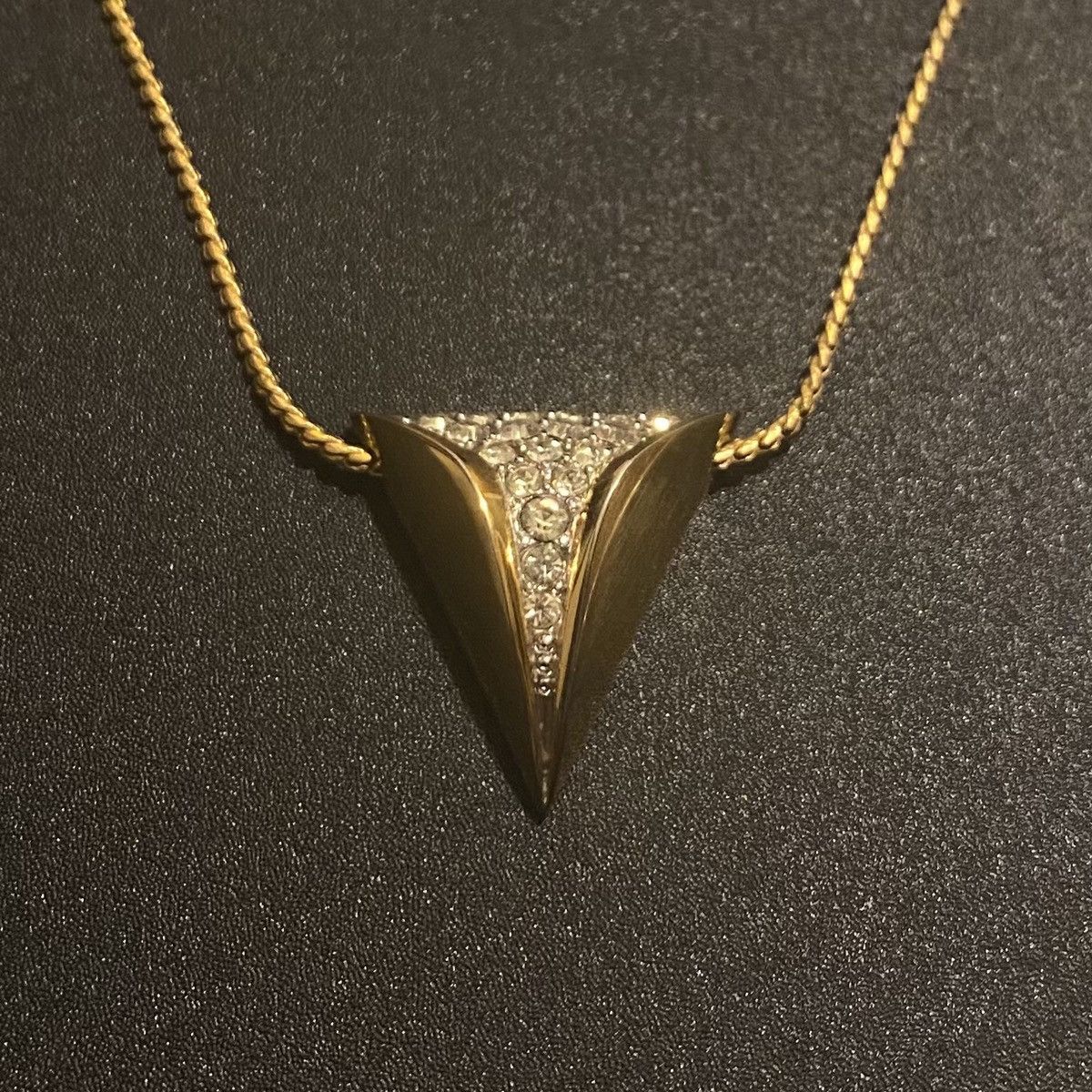 image of Givenchy Iced Out Necklace in Gold, Men's