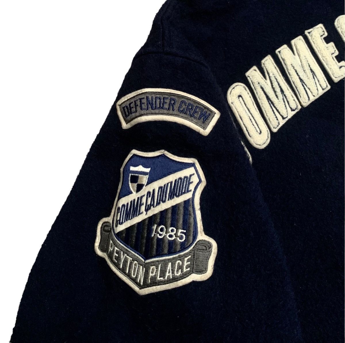 If Six Was Nine × PPFM Rare Design Vintage Brand PPFM Big Logo Wool Varsity 1990s Size US M / EU 48-50 / 2 - 6 Thumbnail