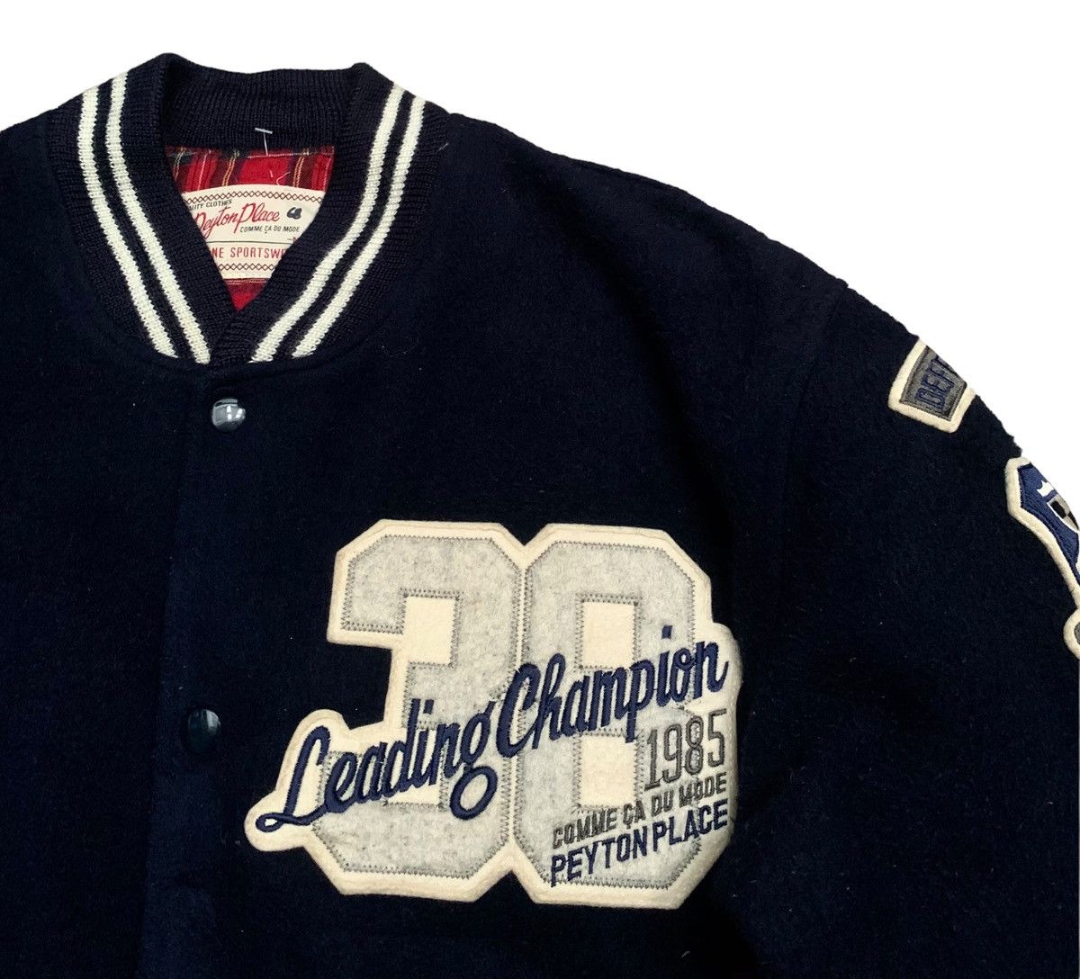 If Six Was Nine × PPFM Rare Design Vintage Brand PPFM Big Logo Wool Varsity 1990s Size US M / EU 48-50 / 2 - 5 Thumbnail