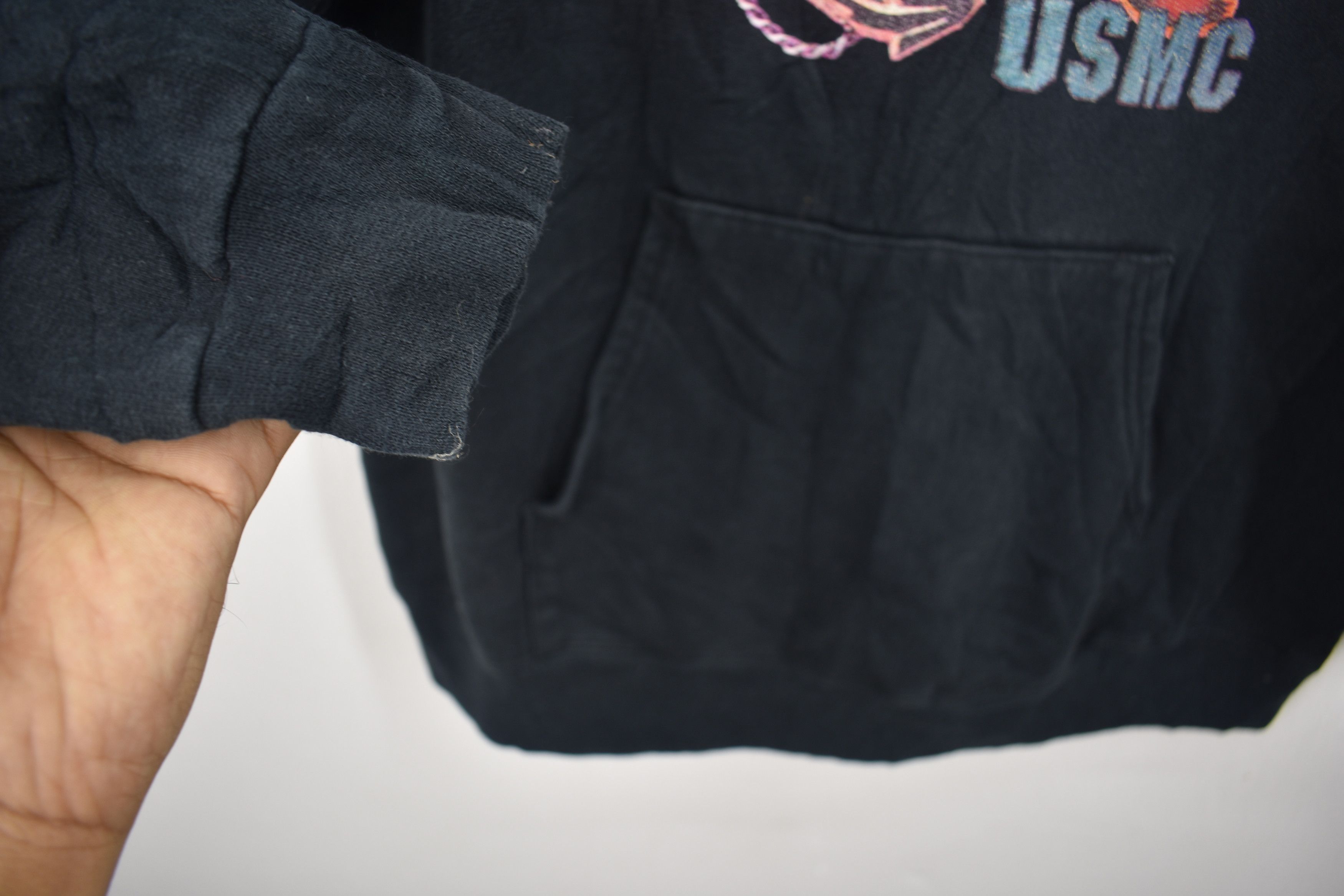 Vintage Vintage USMC Pullover Hoodie Size US M / EU 48-50 / 2 - 3 Thumbnail