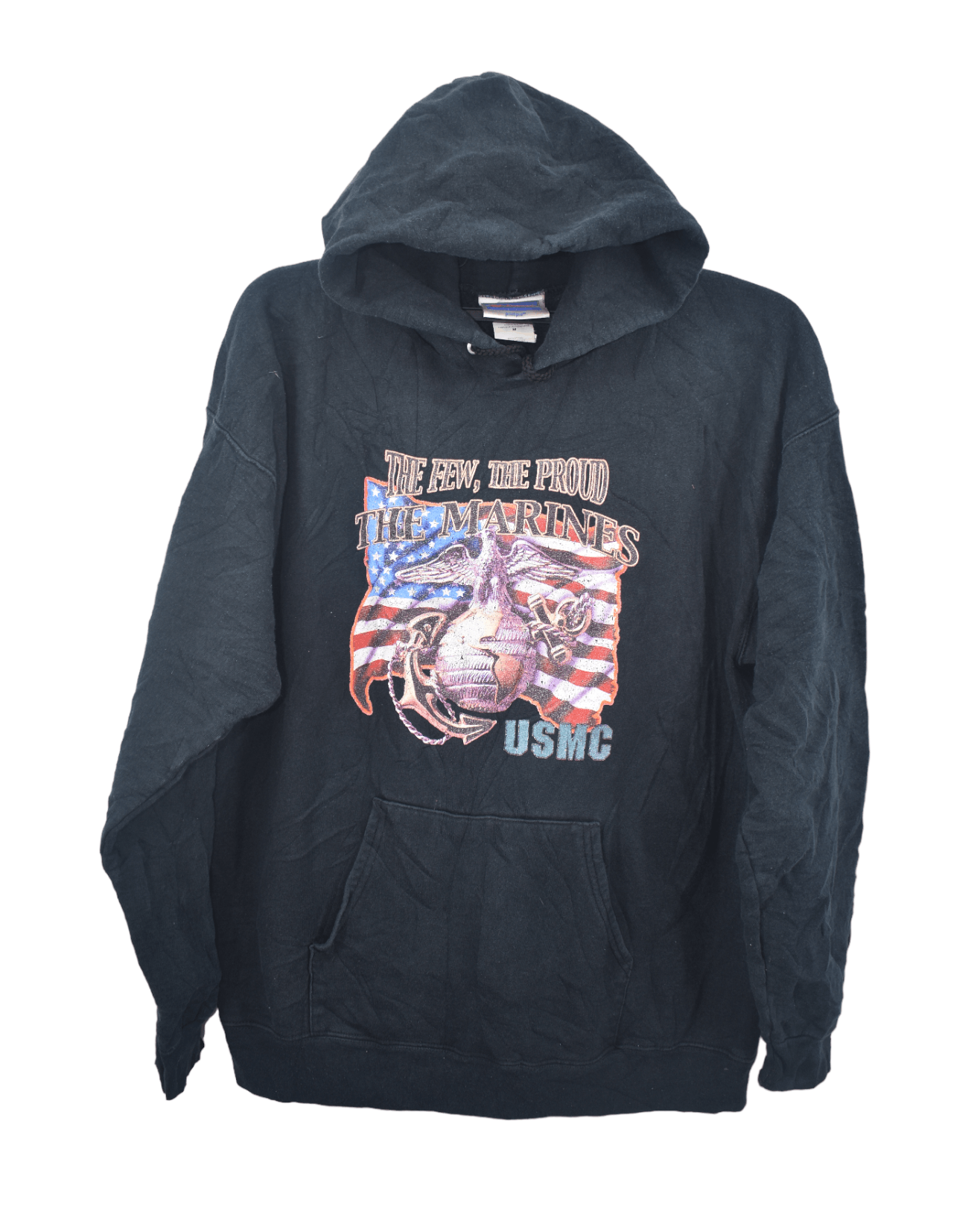 Vintage Vintage USMC Pullover Hoodie Size US M / EU 48-50 / 2 - 1 Thumbnail