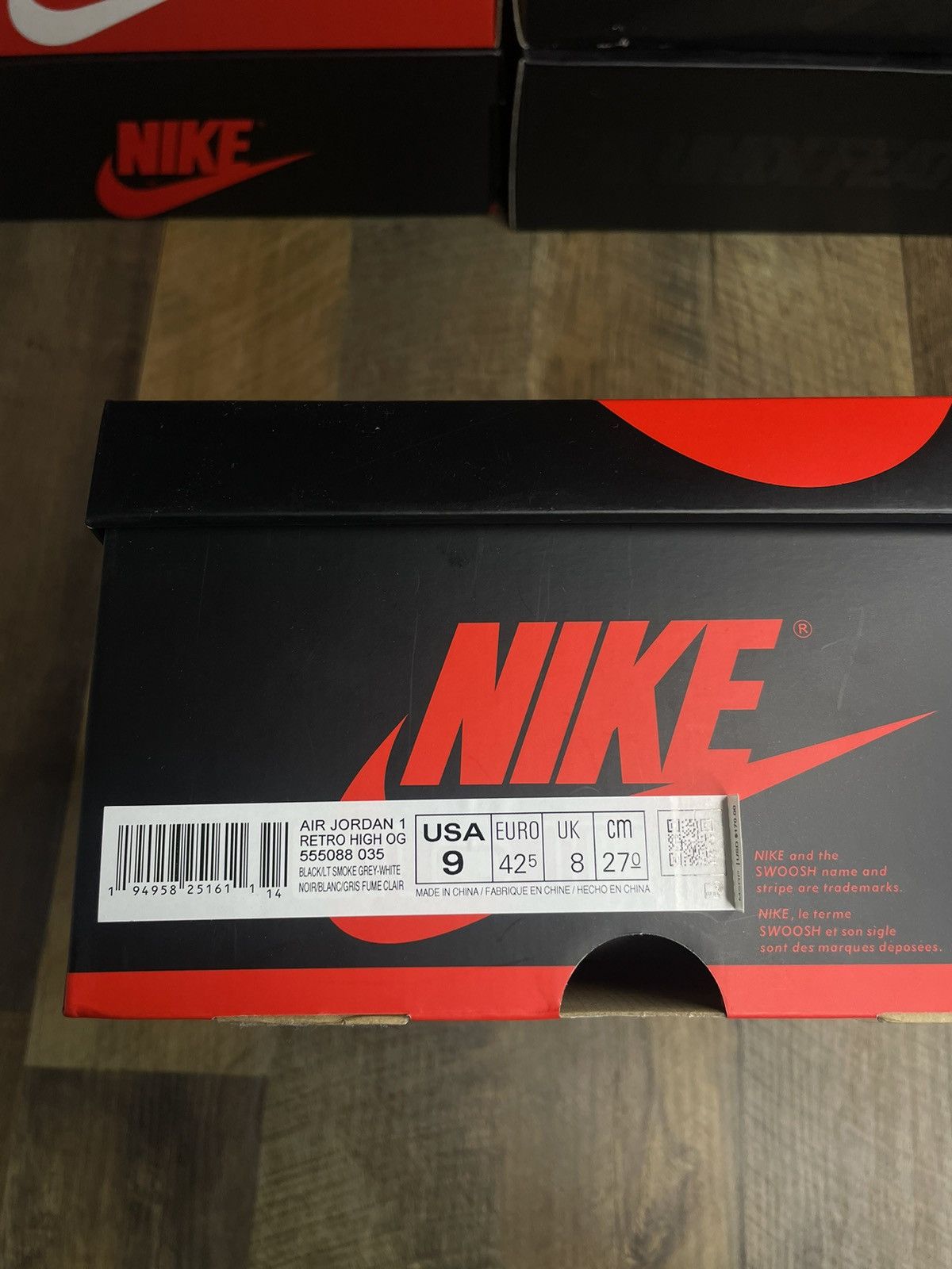 Jordan Brand Air Jordan 1 Retro High OG shadow 2.0 reverse Size US 9 / EU 42 - 8 Thumbnail