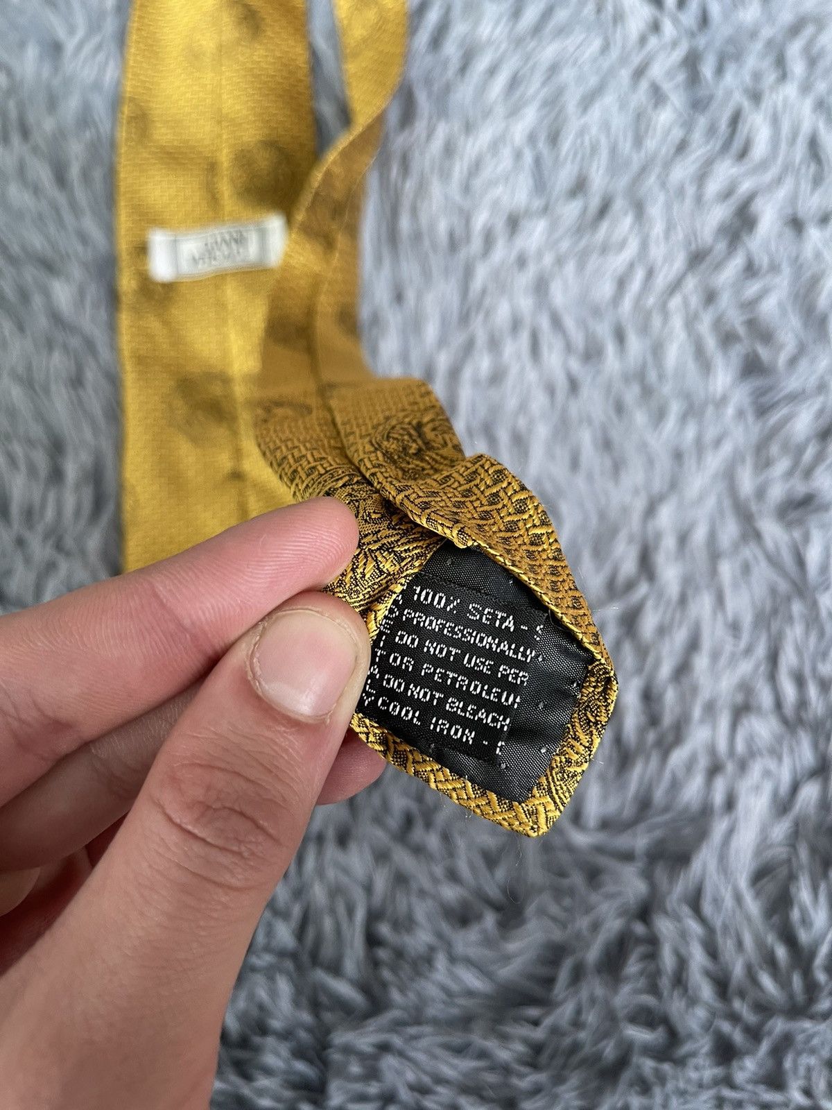 Versace × Vintage Versace Medusa logo 90s vintage silk tie Size ONE SIZE - 3 Thumbnail