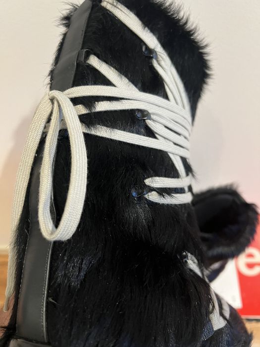 Rick Owens Rick Owens Pony Hair Megalace Lunar Boots RARE Grailed