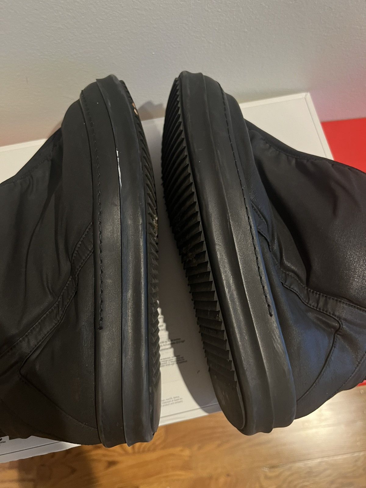 Rick Owens SS10 Rick Owens Hoof Dunks Waxed Size US 9 / EU 42 - 7 Thumbnail