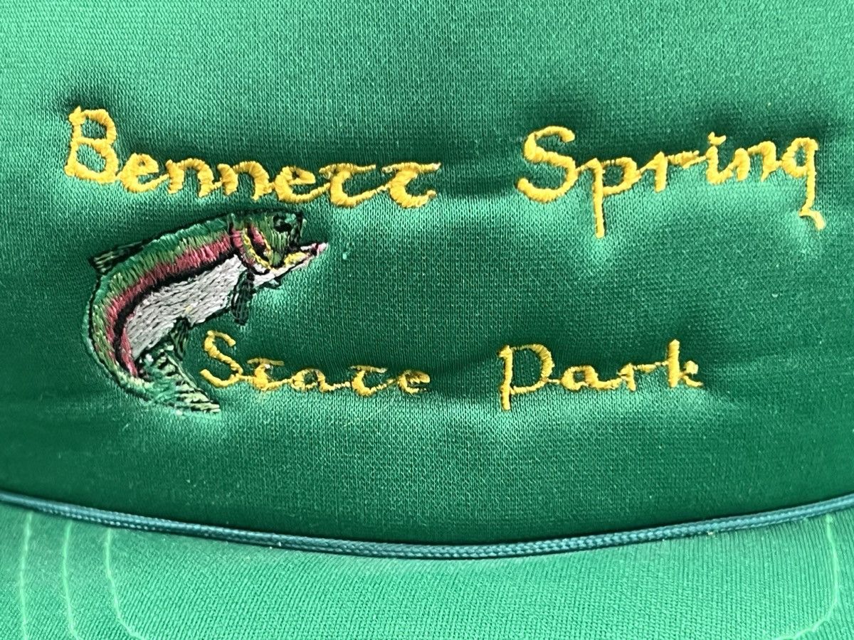 Vintage Vintage Bennett Spring State Park Trout Fishing Trucker Hat Size ONE SIZE - 2 Thumbnail