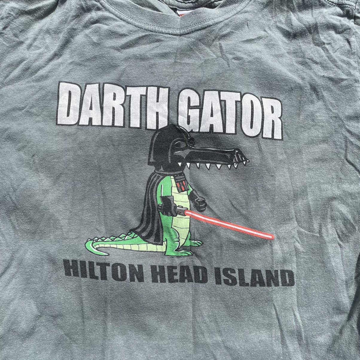 Vintage Vintage Y2K Sun Faded Darth Gator Graphic Tee Humor Skate S Size US S / EU 44-46 / 1 - 4 Thumbnail