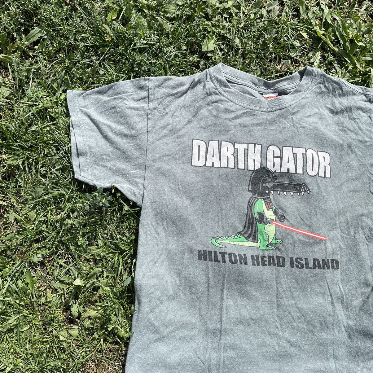 Vintage Vintage Y2K Sun Faded Darth Gator Graphic Tee Humor Skate S Size US S / EU 44-46 / 1 - 3 Thumbnail