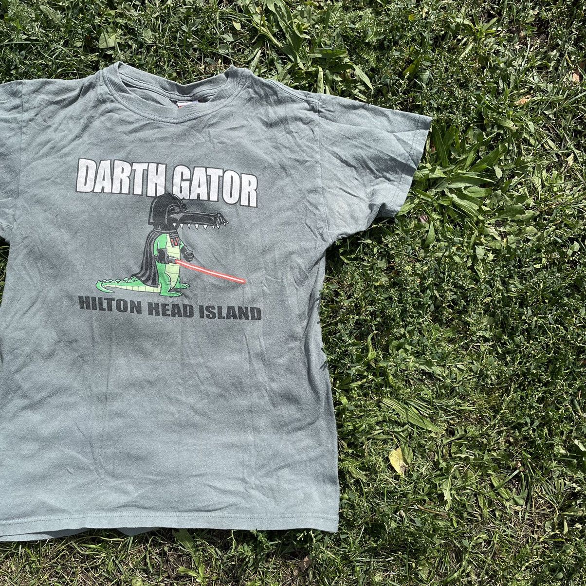Vintage Vintage Y2K Sun Faded Darth Gator Graphic Tee Humor Skate S Size US S / EU 44-46 / 1 - 2 Thumbnail