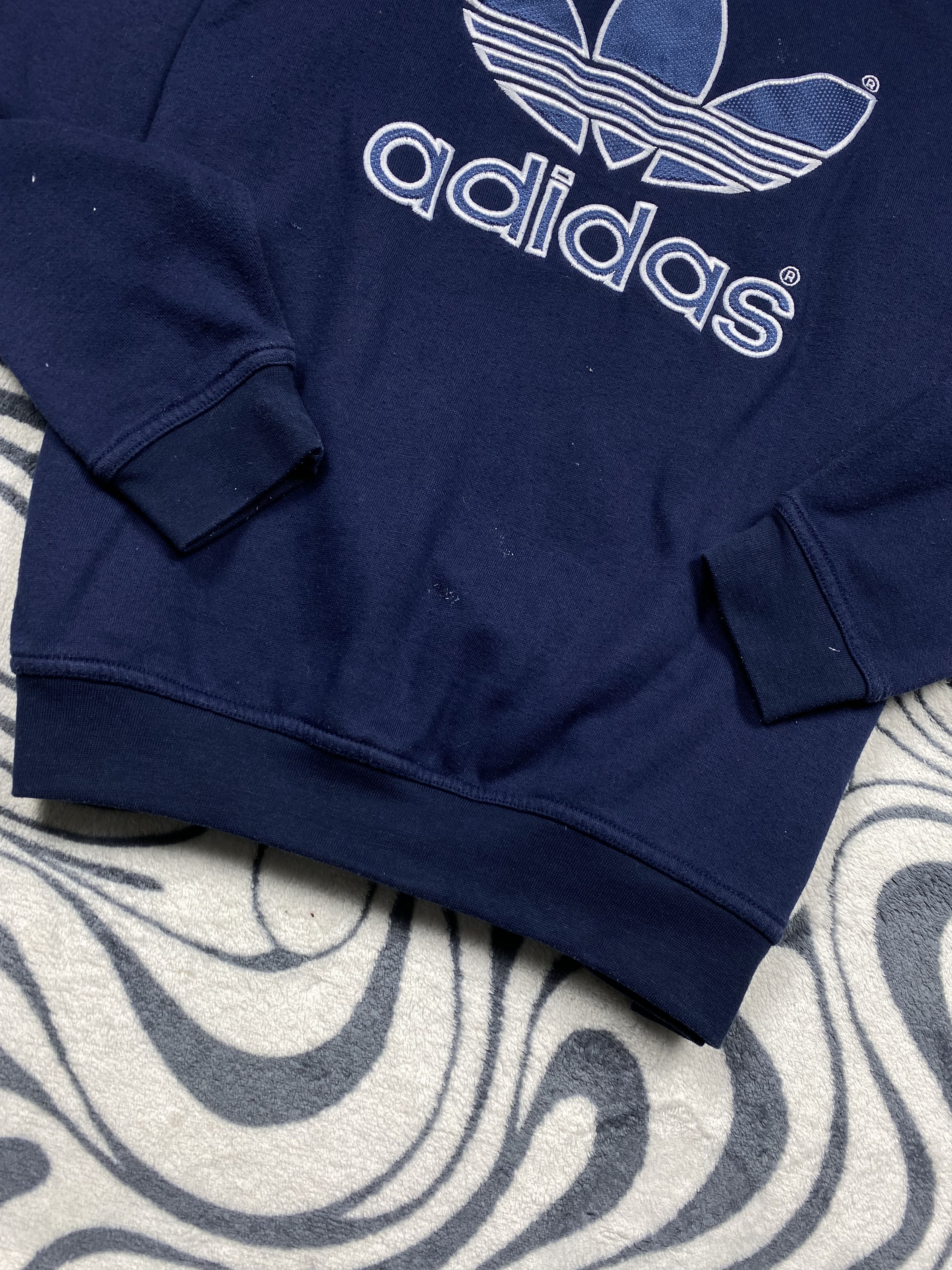 Adidas Adidas 90s Vintage Distressed Mens Sweatshirt Size US M / EU 48-50 / 2 - 3 Thumbnail