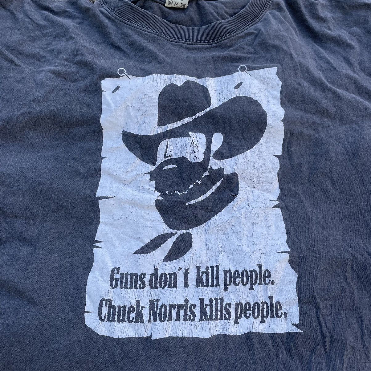 Band Tees Vintage 90s Chuck Norris Humor Tee Art Band Rock Streetwear Size US XXL / EU 58 / 5 - 7 Thumbnail