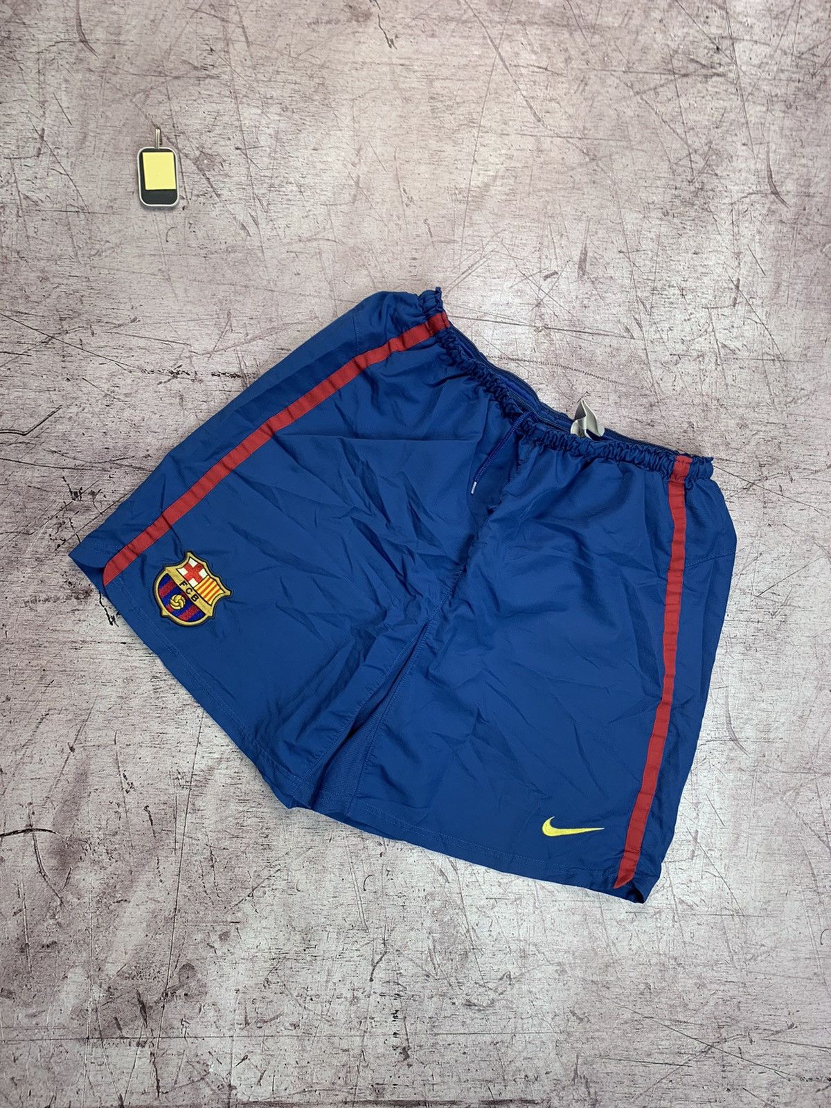 Nike × Vintage Nike F.C Barcelona Shorts Size US 34 / EU 50 - 1 Thumbnail