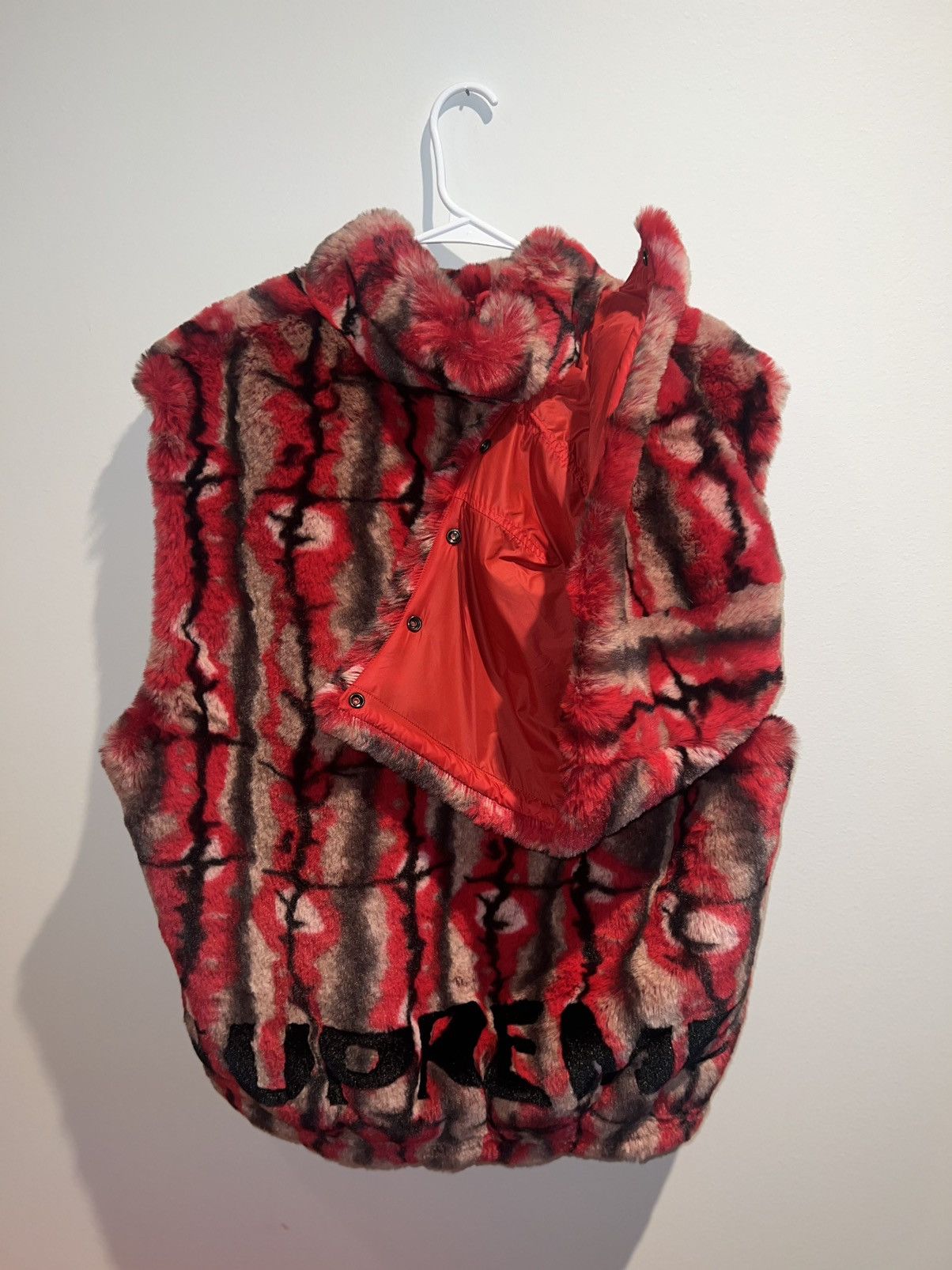 Supreme Supreme Faux Fur Hooded Vest | Grailed