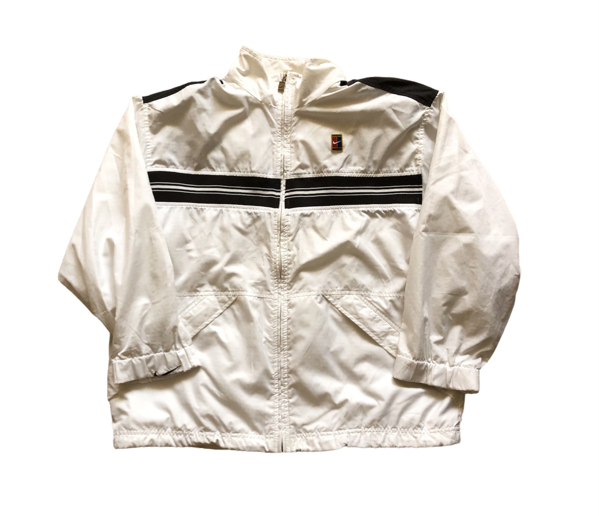Nike Nike Court Vintage Tracksuit Top Track Jacket Mens Zip Rare Size US M / EU 48-50 / 2 - 1 Thumbnail