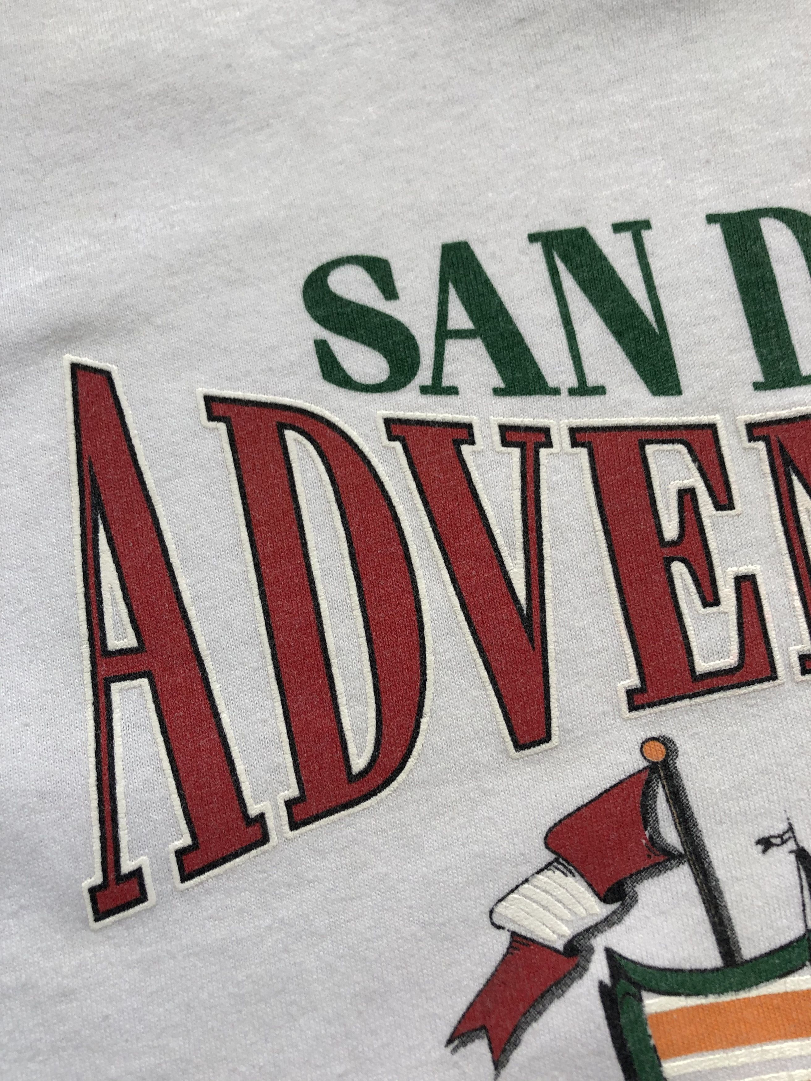Fruit Of The Loom × Vintage Vintage 90's San Diego Adventure California Tee Shirt Y2K Size US M / EU 48-50 / 2 - 11 Thumbnail