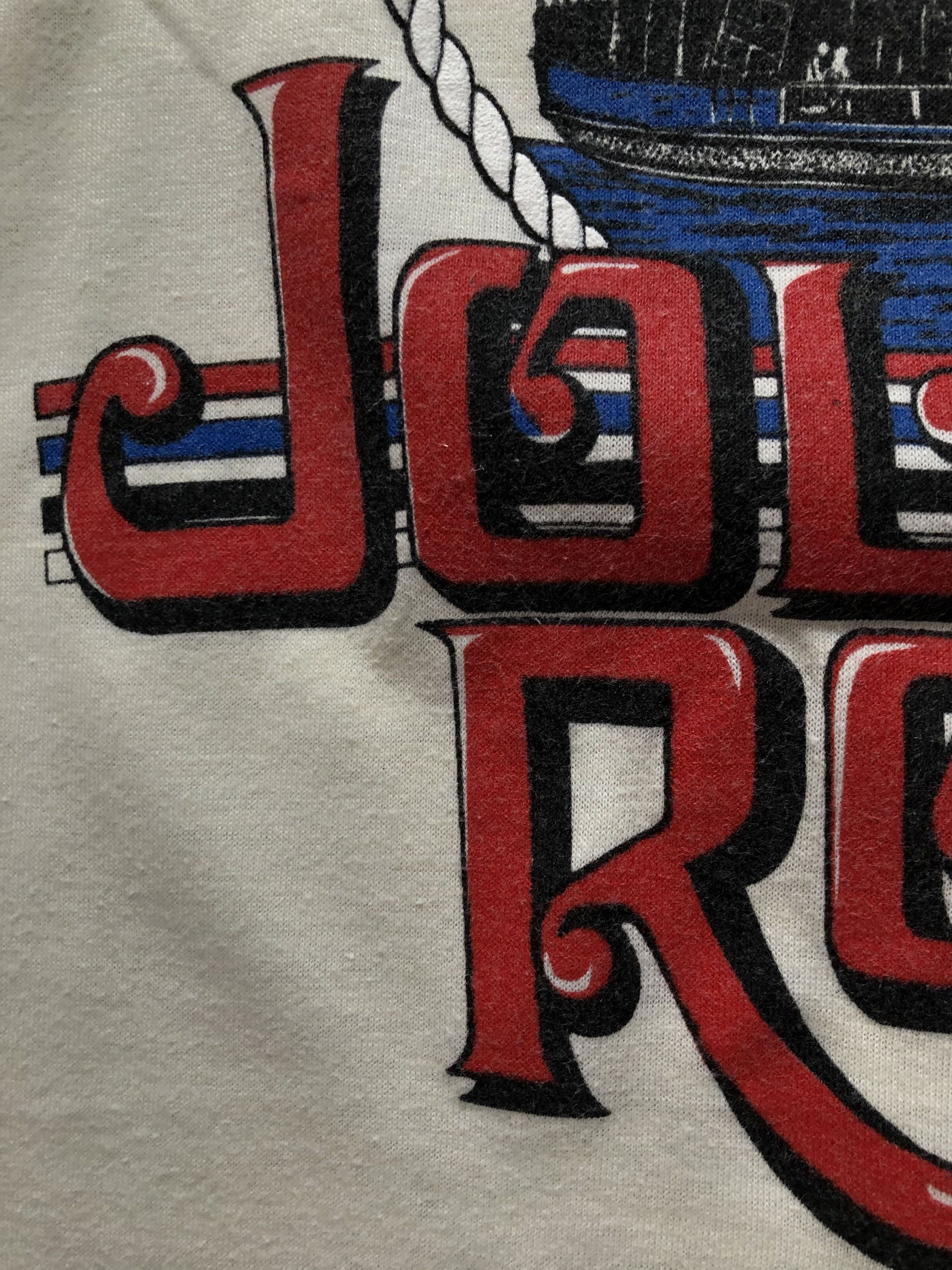 Vintage Vintage Jolly Roger Pirate Cruises 1990's Tee Shirt Y2K Hype Size US XL / EU 56 / 4 - 5 Thumbnail