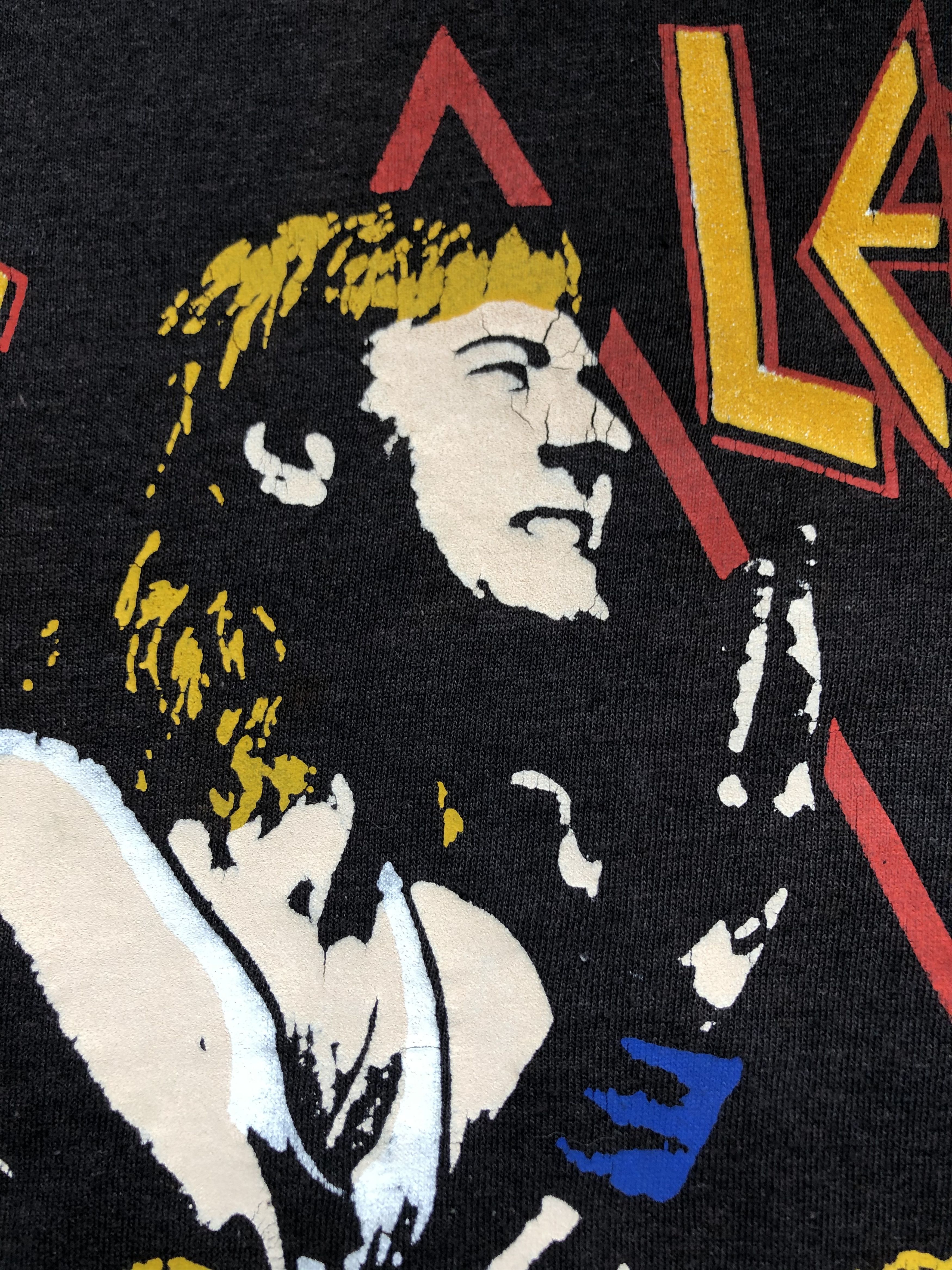 Band Tees × Def Leppard × Vintage Vintage Def Leppard 90's Tee Shirt Rare Band Hype Drill Size US L / EU 52-54 / 3 - 5 Thumbnail