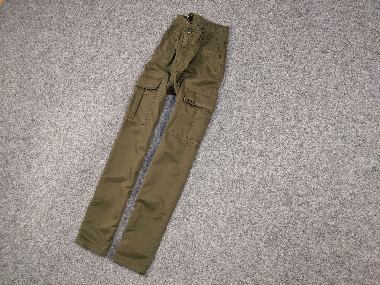 Japanese Brand Vintage Superdry Japan Olive Casual Cargo Pants Size US 27 - 3 Thumbnail