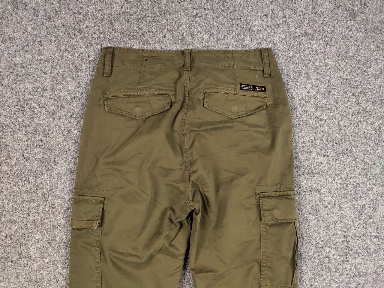 Japanese Brand Vintage Superdry Japan Olive Casual Cargo Pants Size US 27 - 14 Thumbnail