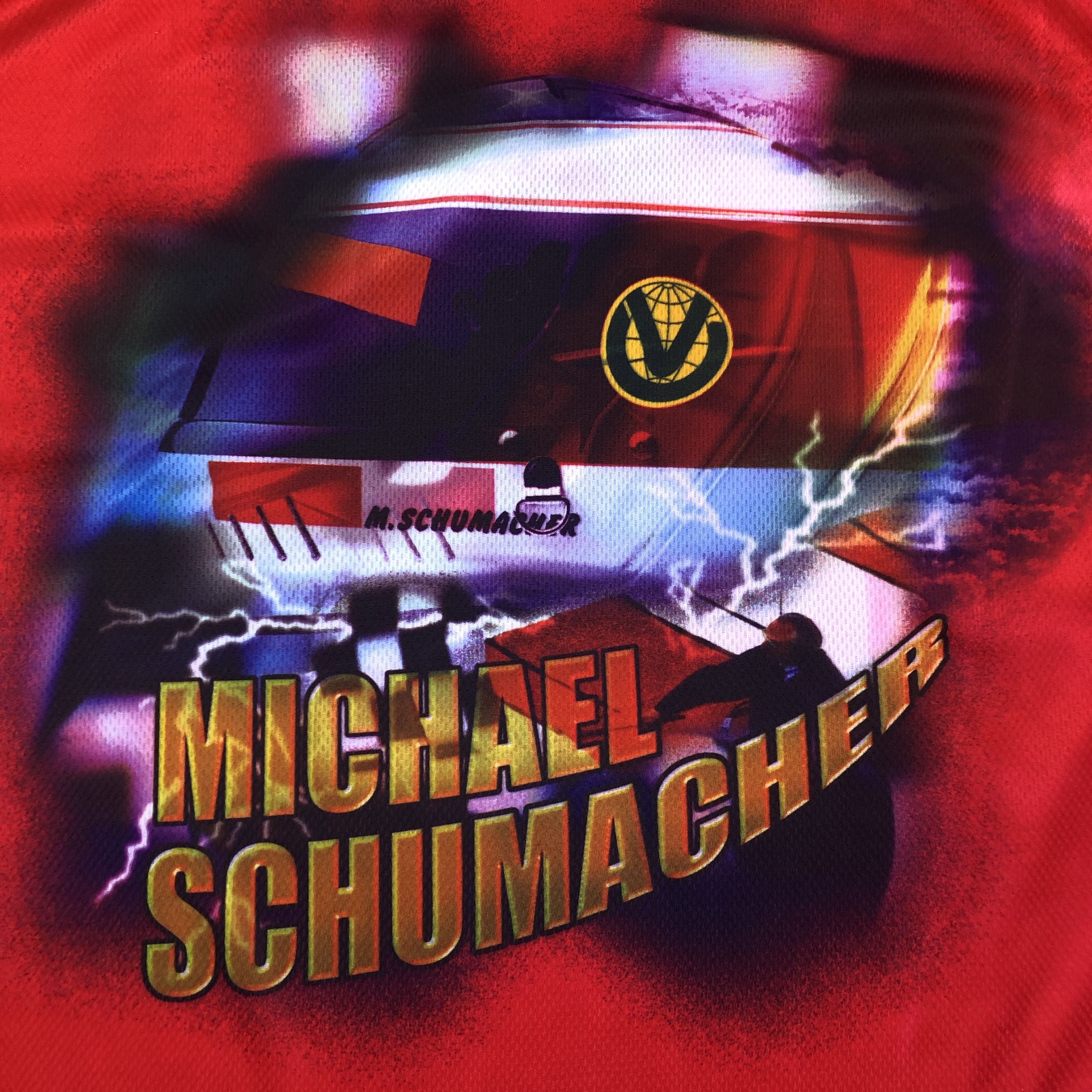 Ferrari × Vintage Vintage Michael Schumacher Racing Ferrari Tee Jersey Rare Size US XL / EU 56 / 4 - 6 Thumbnail