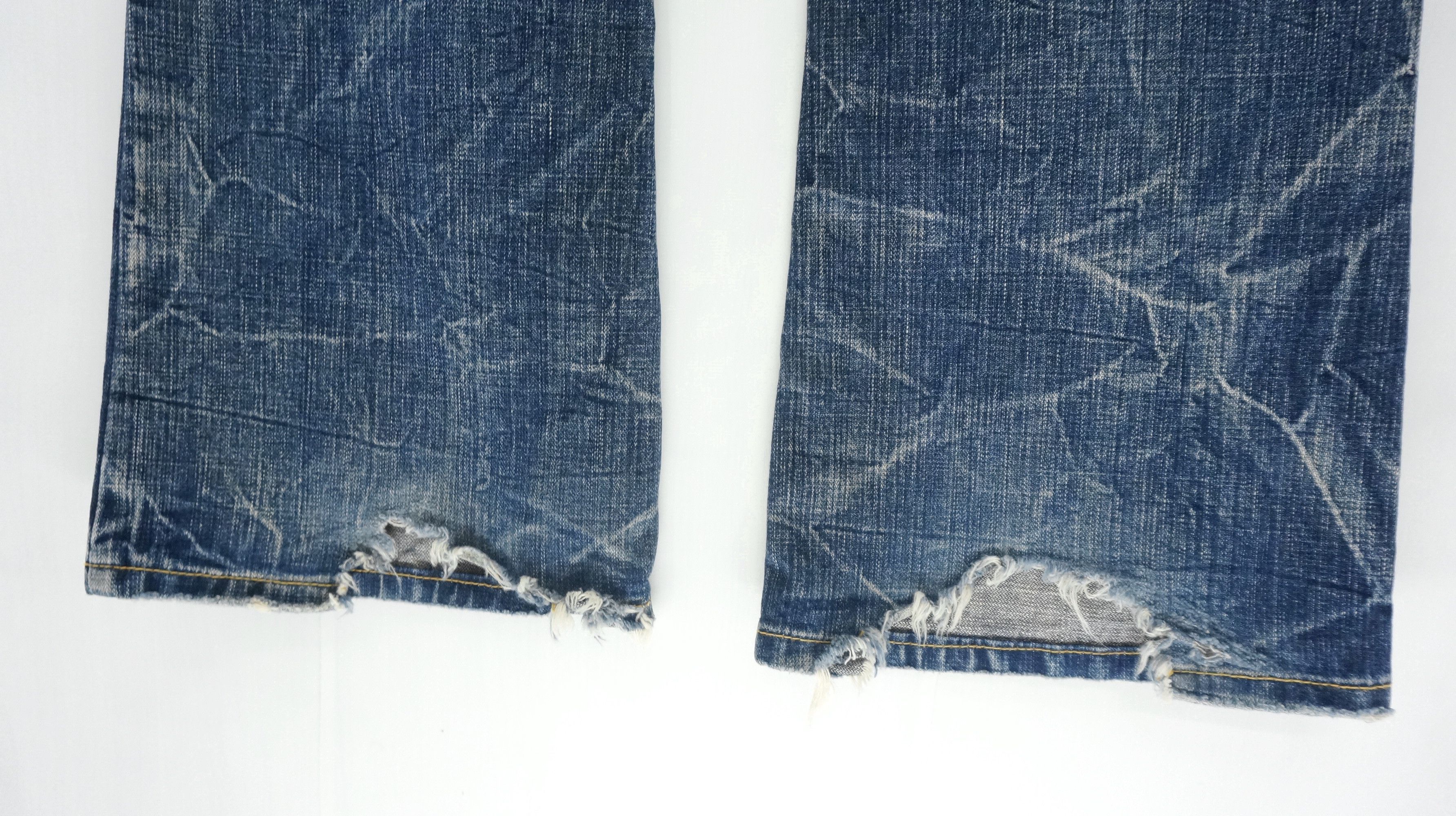 Japanese Brand VTG RARE 🔥 Flared OZZ-FIRST PINBALL Distressed Jeans Size US 34 / EU 50 - 9 Thumbnail