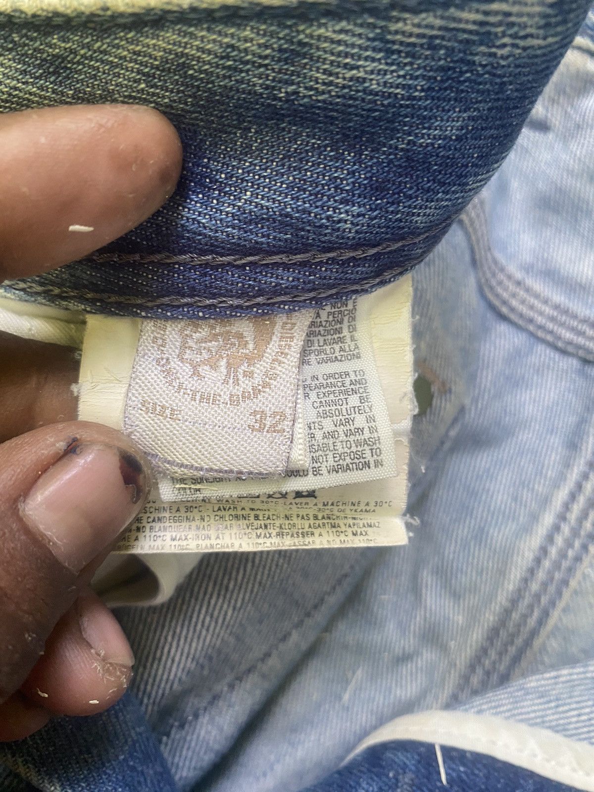 Diesel × Vintage VINTAGE DIESEL FLAGIX DISTRESSED denim Size US 32 / EU 48 - 6 Thumbnail