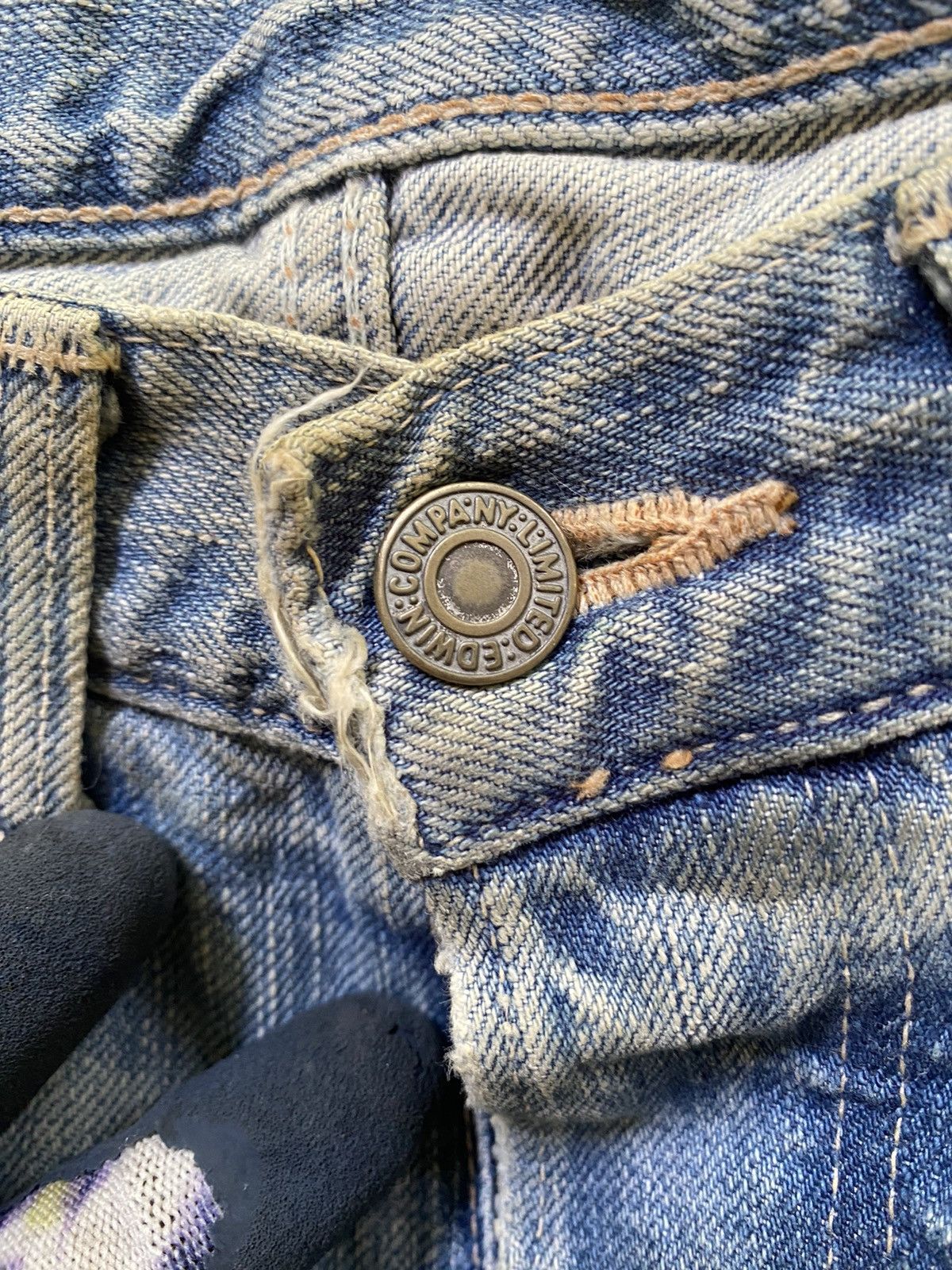 Edwin × Vintage VINTAGE EDWIN 505 denim Size US 32 / EU 48 - 4 Thumbnail