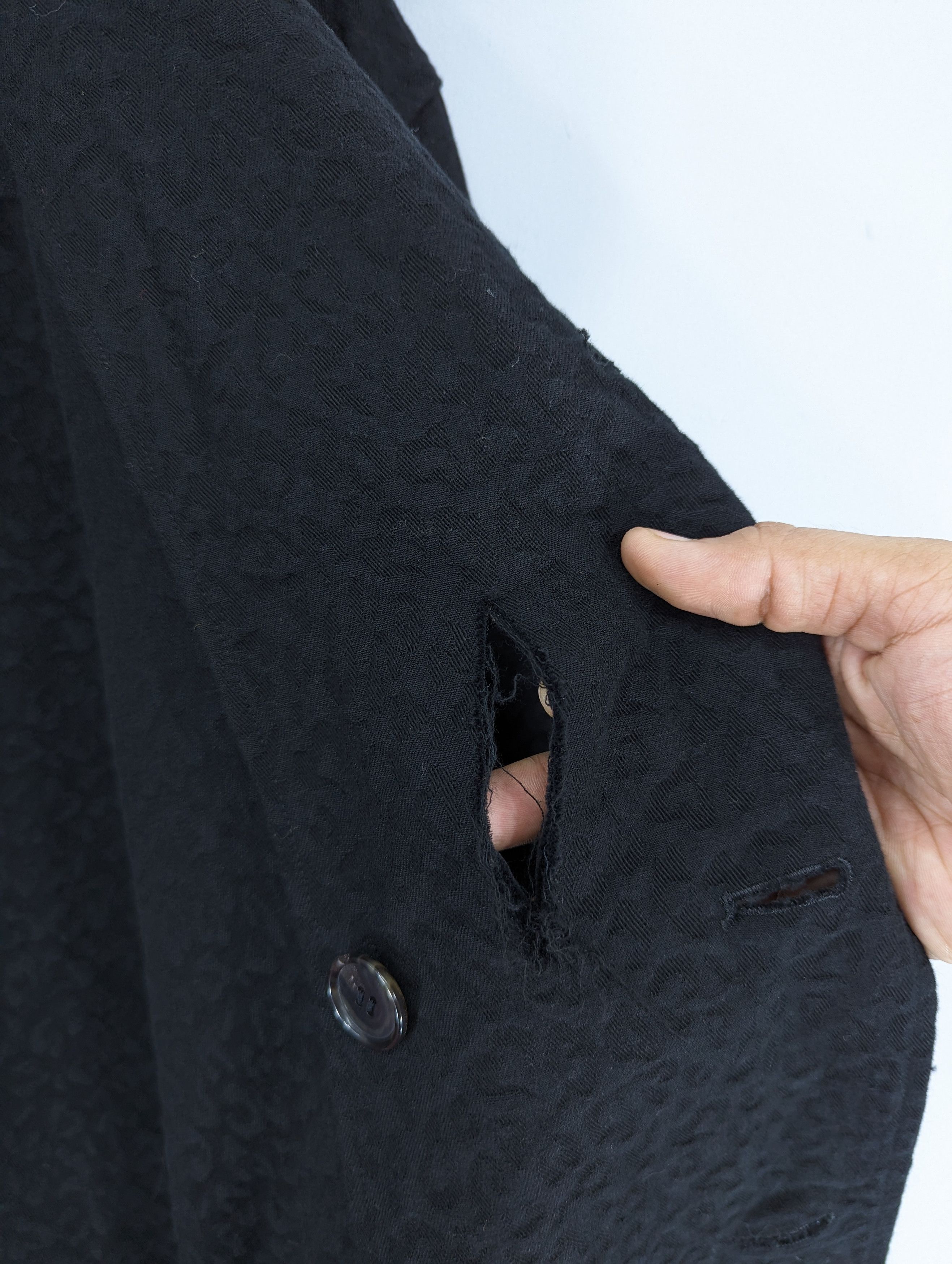 RUDE GALLERY 💥RARE💥[SAMPLE]Rude Gallery Double Breast Long Coat Jacket Size L / US 10 / IT 46 - 6 Thumbnail
