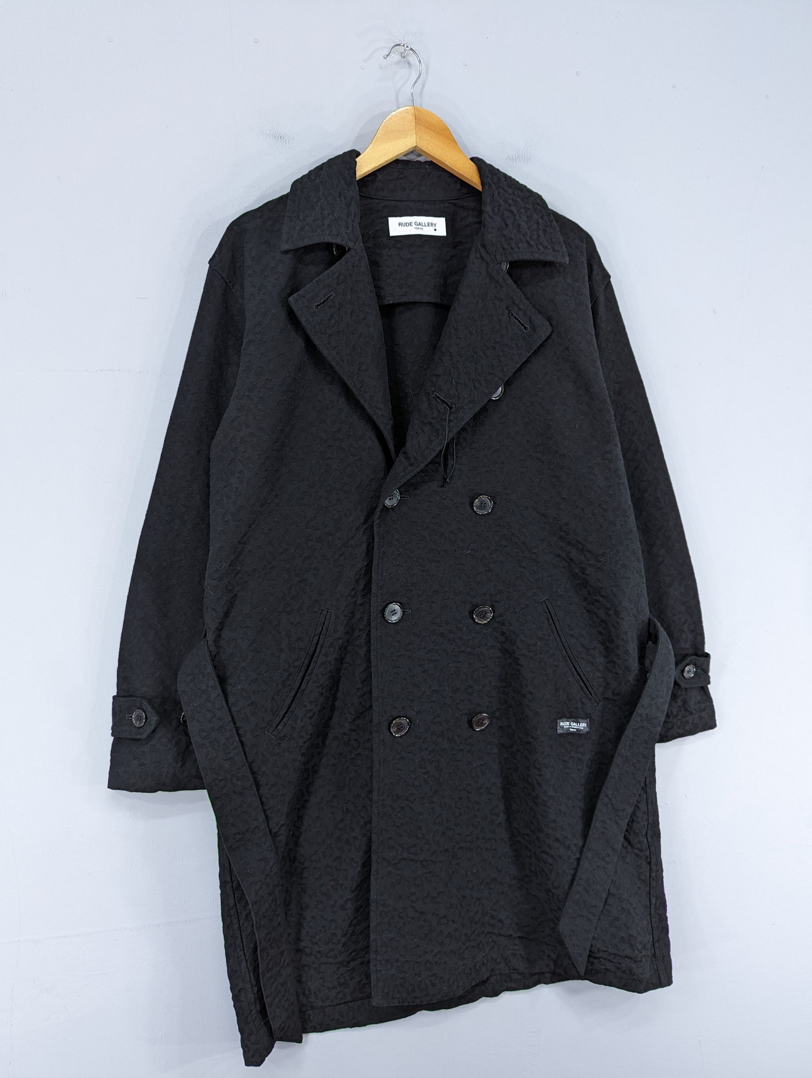 RUDE GALLERY 💥RARE💥[SAMPLE]Rude Gallery Double Breast Long Coat Jacket Size L / US 10 / IT 46 - 2 Thumbnail