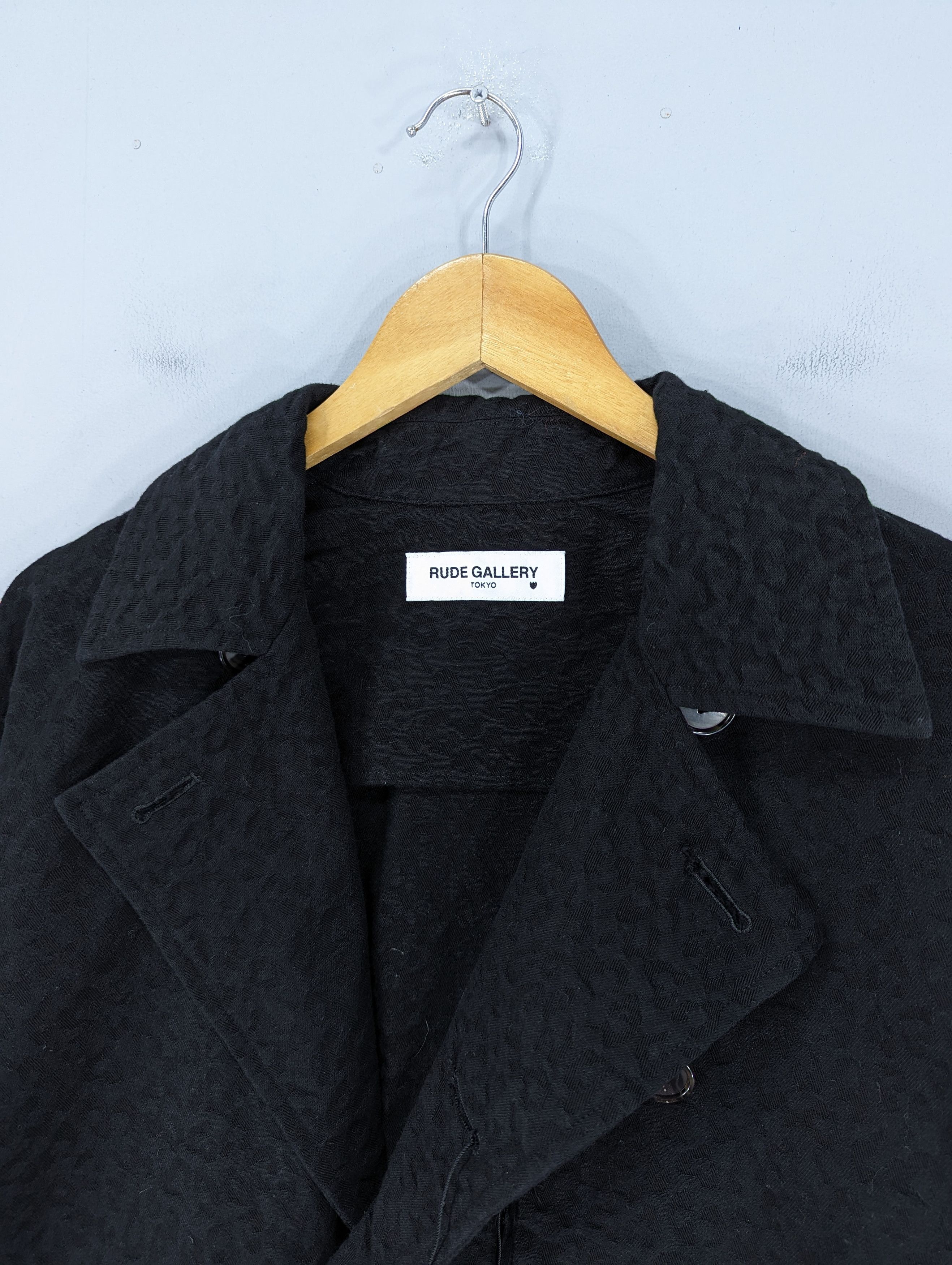RUDE GALLERY 💥RARE💥[SAMPLE]Rude Gallery Double Breast Long Coat Jacket Size L / US 10 / IT 46 - 9 Thumbnail
