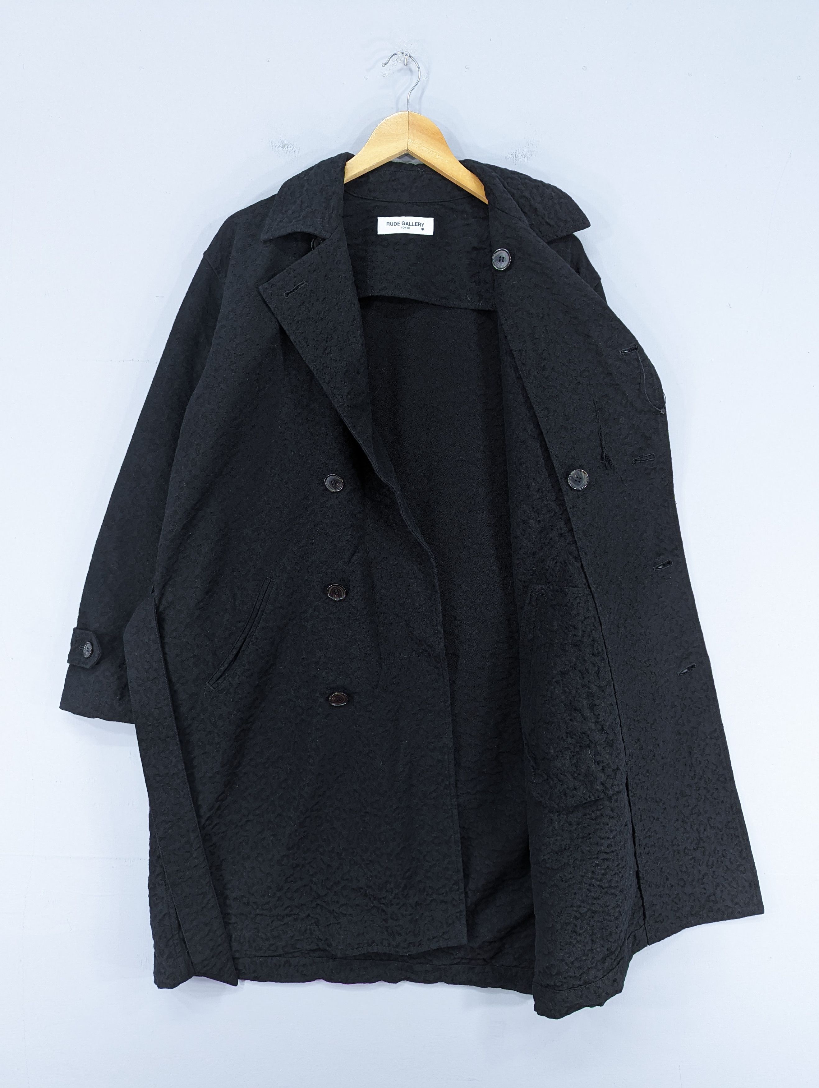 RUDE GALLERY 💥RARE💥[SAMPLE]Rude Gallery Double Breast Long Coat Jacket Size L / US 10 / IT 46 - 7 Thumbnail