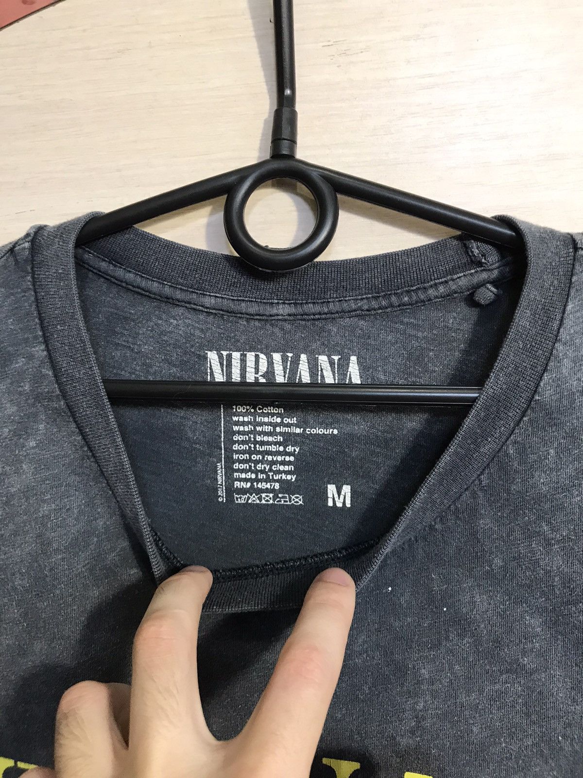 Band Tees Vintage Nirvana band rock tee Size US M / EU 48-50 / 2 - 4 Thumbnail