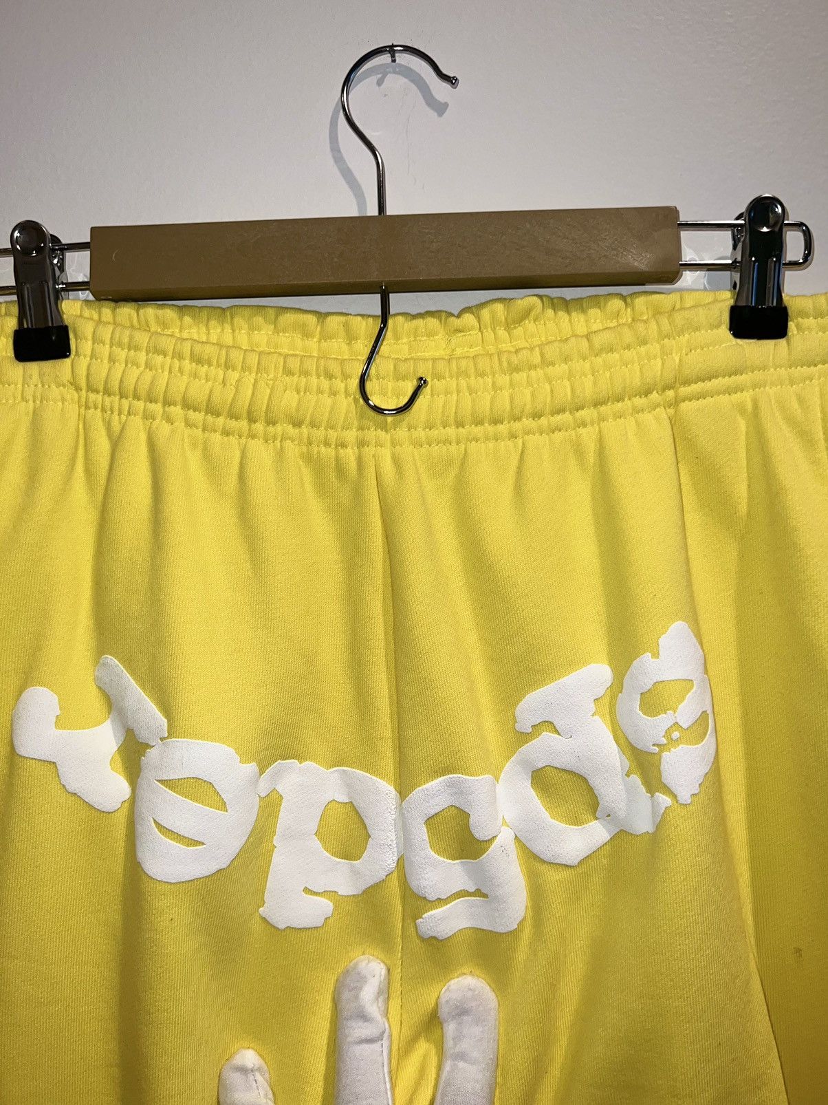 Sp5der Sp5der Yellow Sweats Size US 36 / EU 52 - 3 Thumbnail