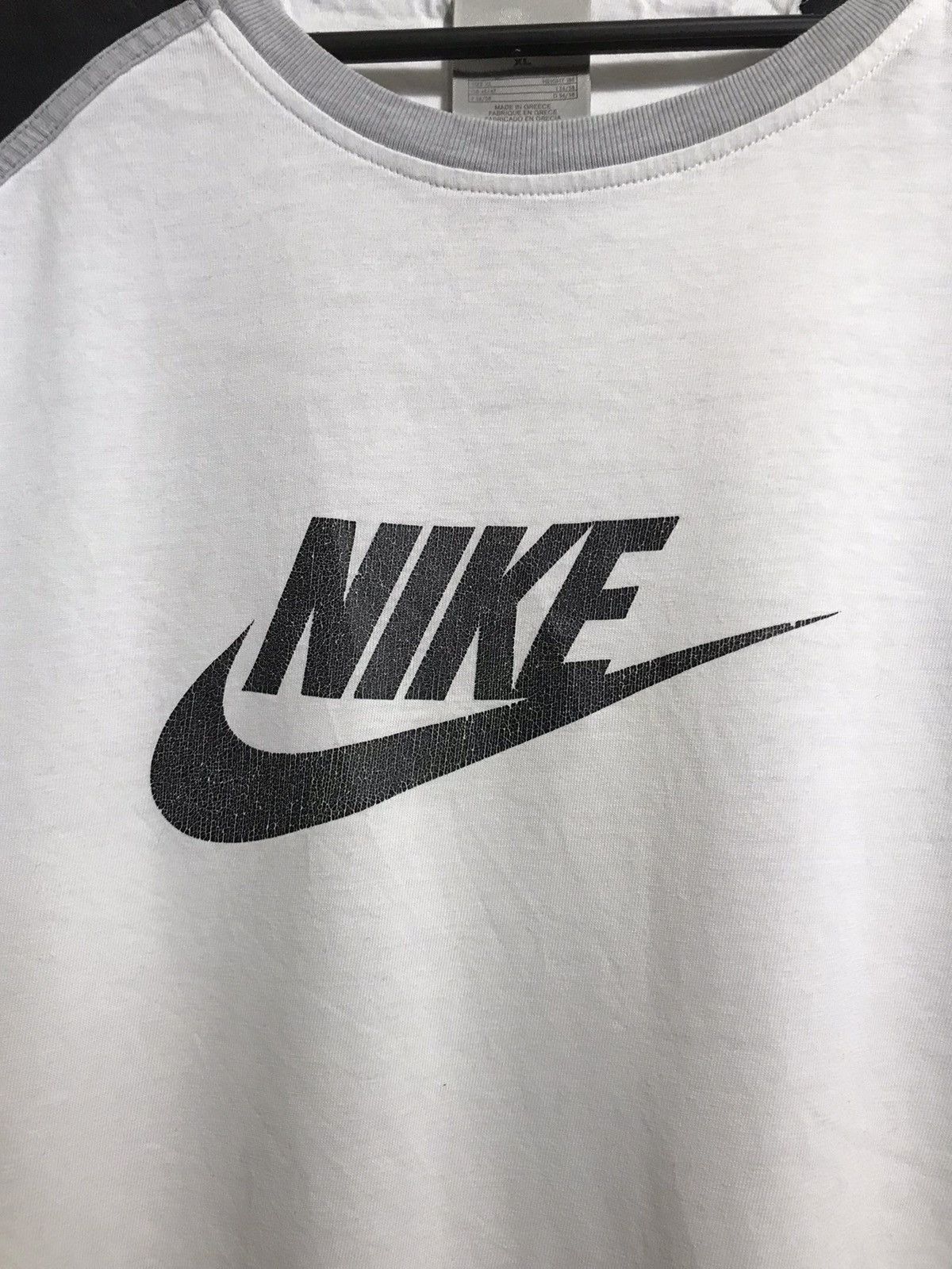 Nike × Vintage Vintage Nike streetwear big logo tee Size US XL / EU 56 / 4 - 3 Thumbnail