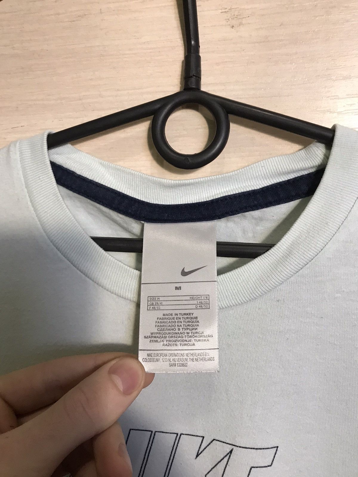Nike × Vintage Vintage Nike streetwear big logo tee Size US M / EU 48-50 / 2 - 5 Thumbnail