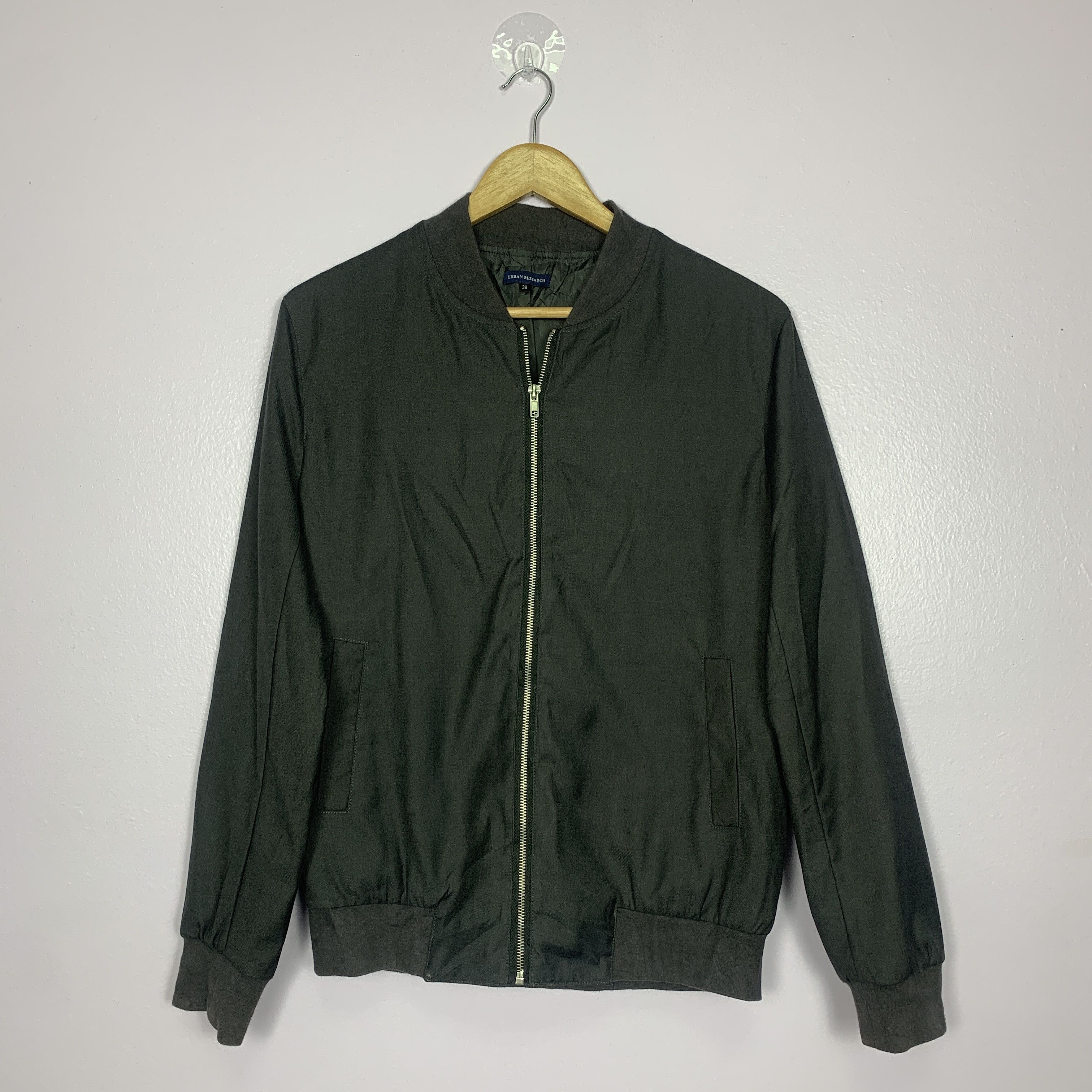URBAN RESEARCH DOORS Vintage URBAN RESEARCH Zip Up Bombers Jacket Size US S / EU 44-46 / 1 - 1 Thumbnail
