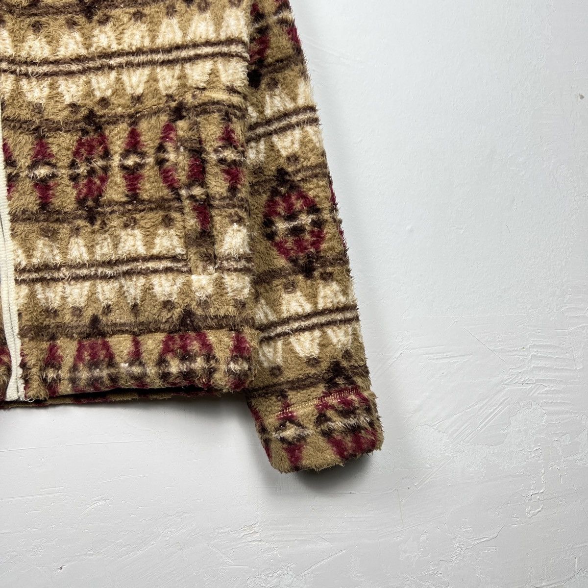 Japanese Brand Vintage Famock Fleece Aztec Navajo Native Hoodie J0010 Size US M / EU 48-50 / 2 - 3 Thumbnail